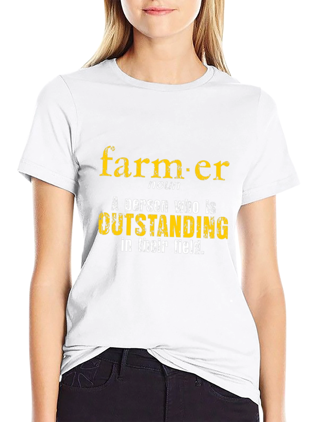 Farmer Definition Graphic Tee - Outstanding in Their Field