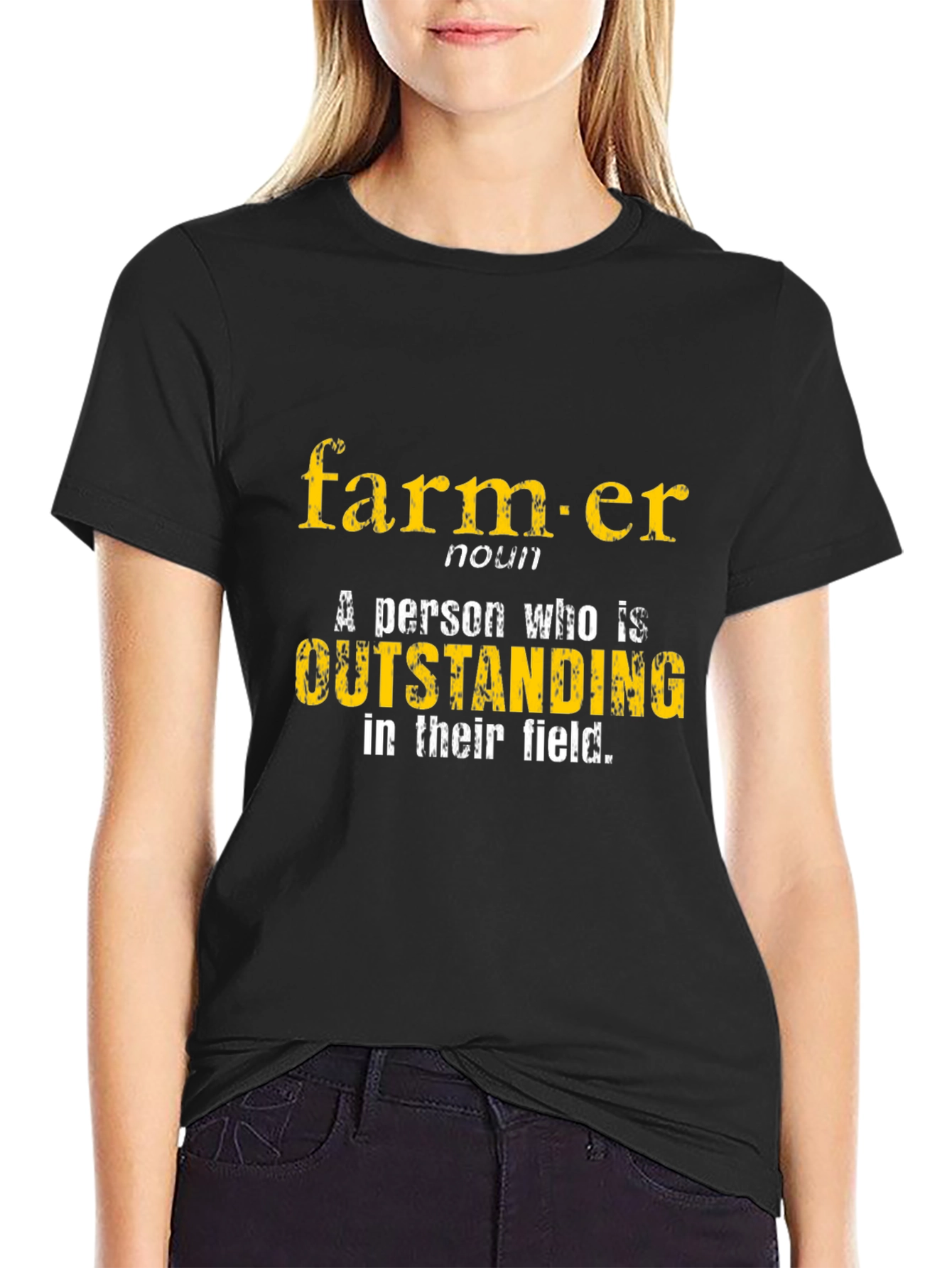 Farmer Definition Graphic Tee - Outstanding in Their Field