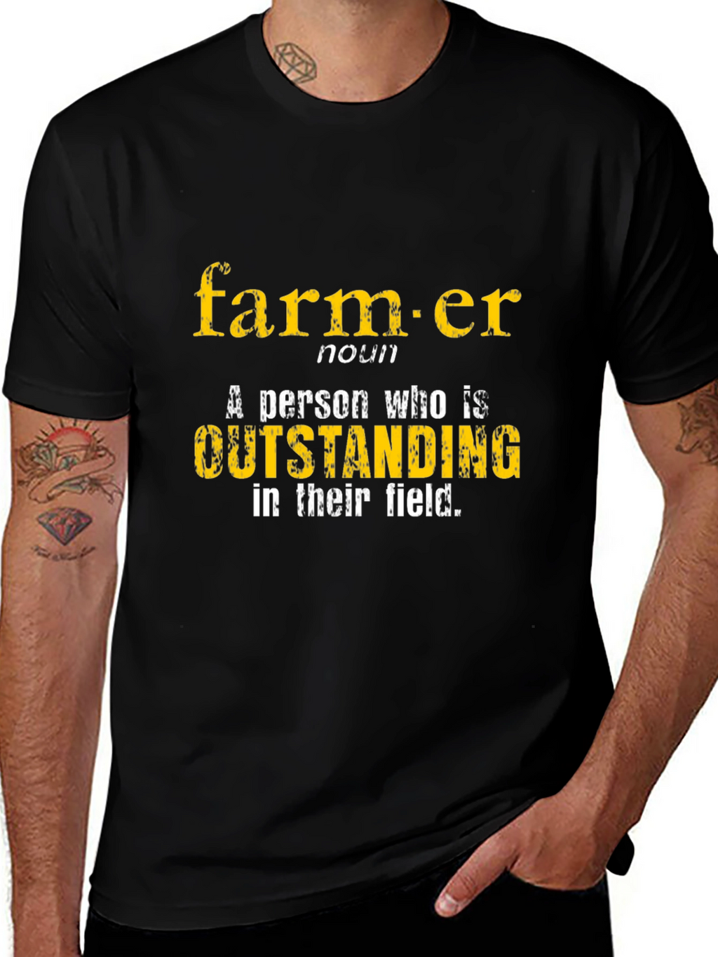 Farmer Definition Graphic Tee - Outstanding in Their Field
