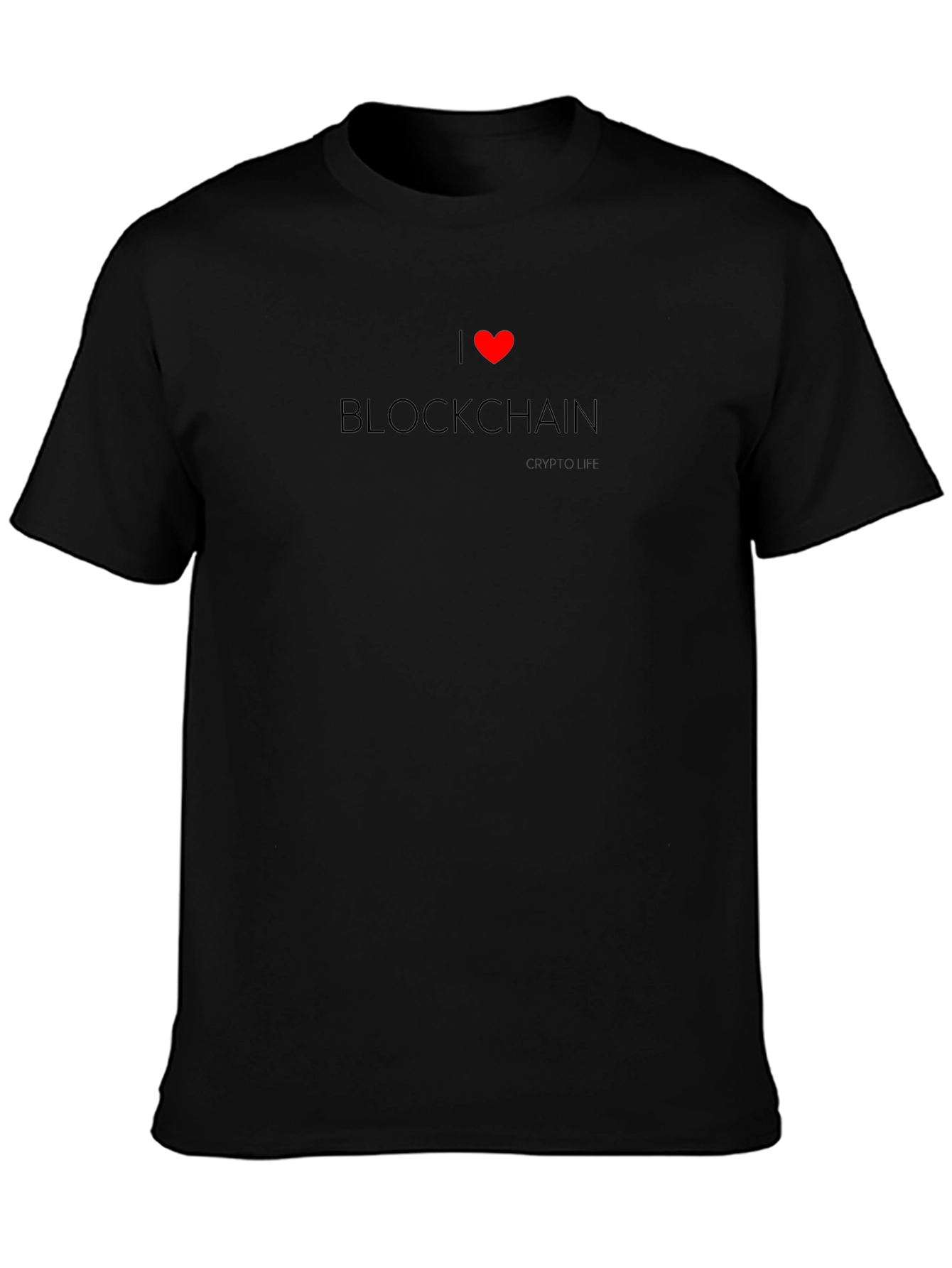 I Heart Blockchain T-Shirt - Crypto Enthusiast Tee