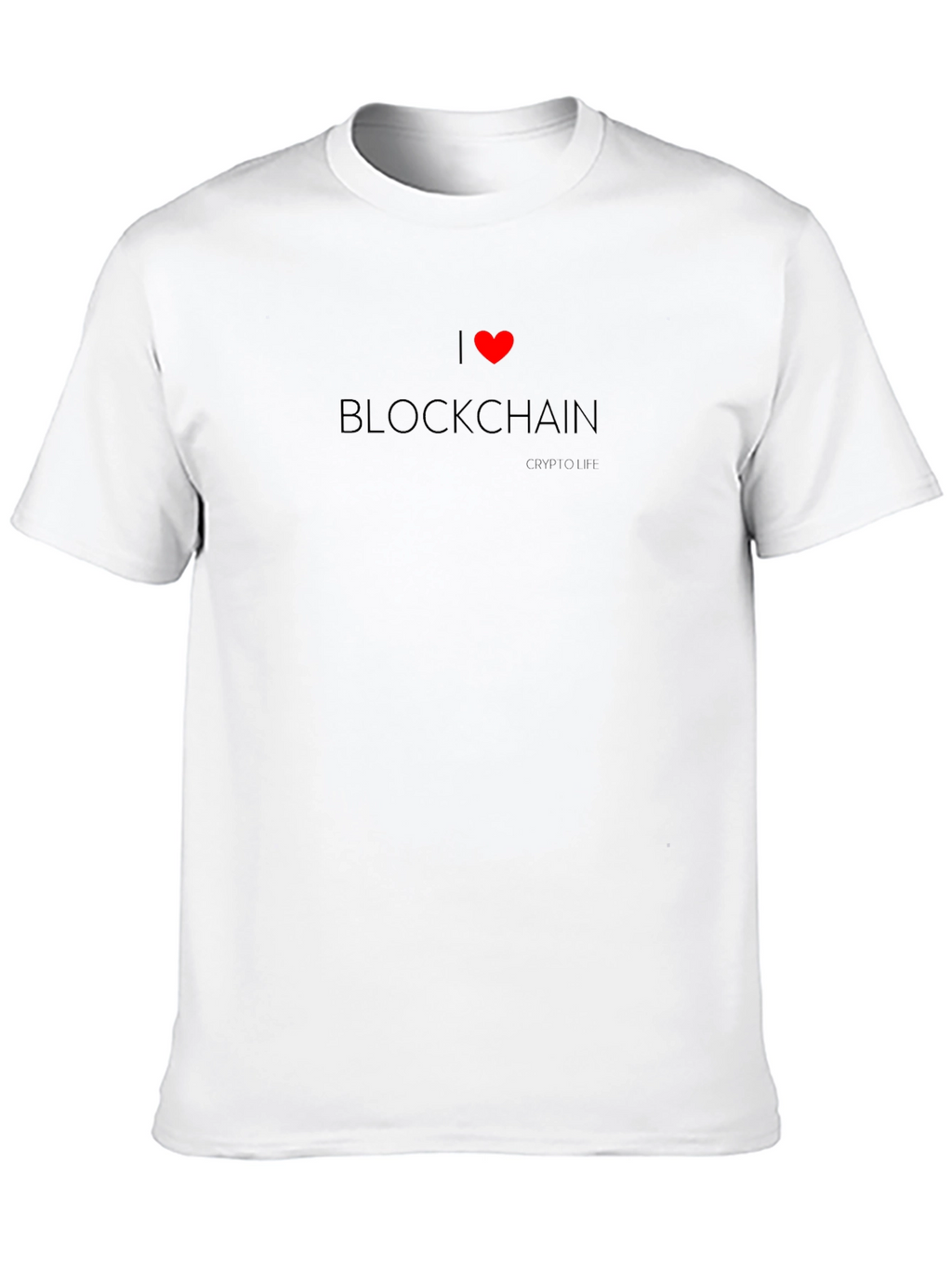 I Heart Blockchain T-Shirt - Crypto Enthusiast Tee