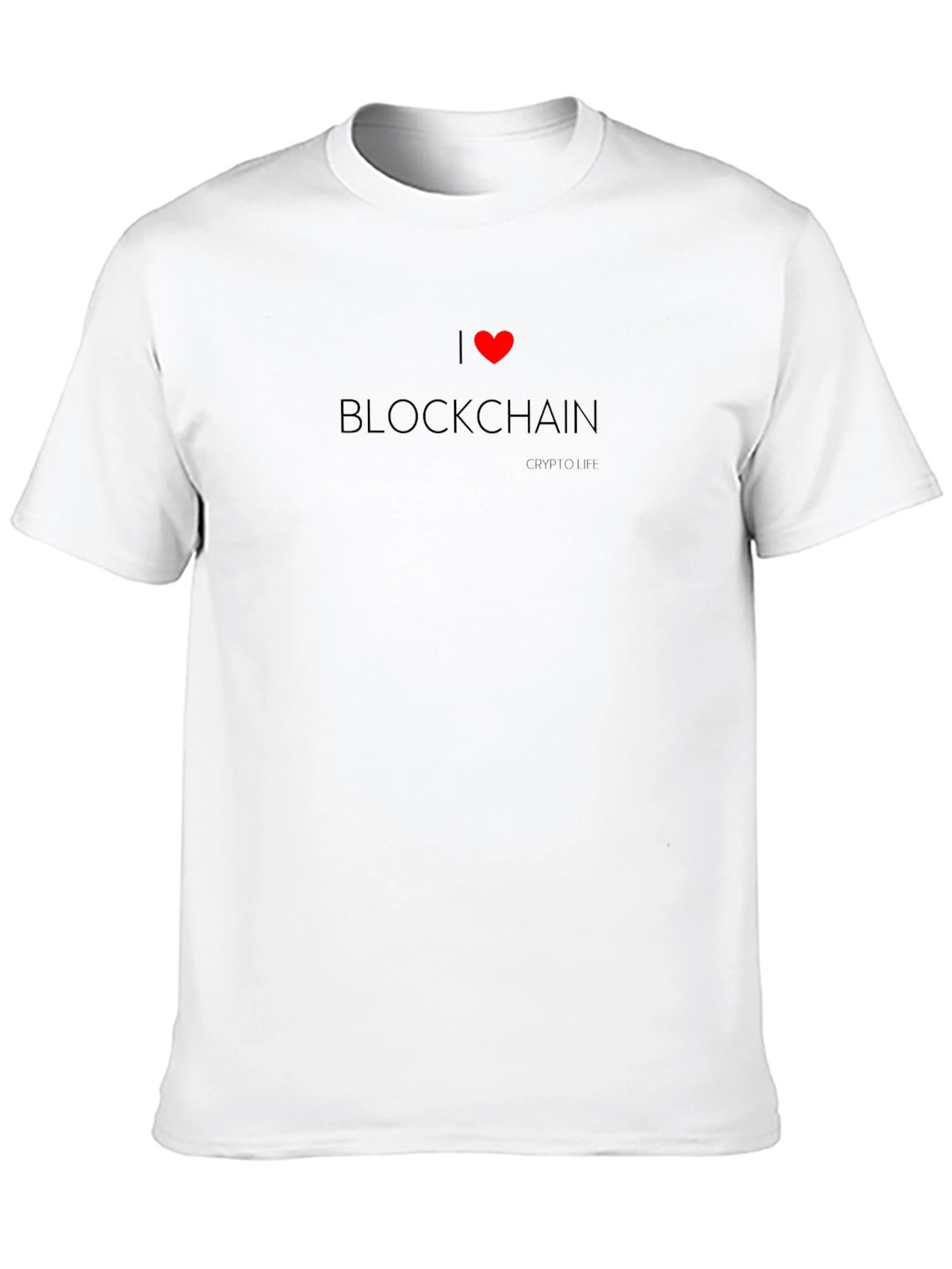 I Heart Blockchain T-Shirt - Crypto Enthusiast Tee