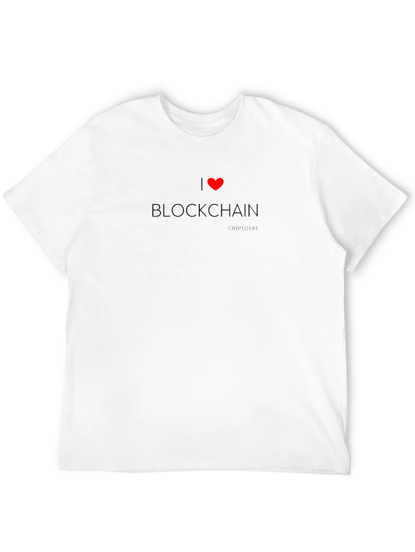 I Heart Blockchain T-Shirt - Crypto Enthusiast Tee