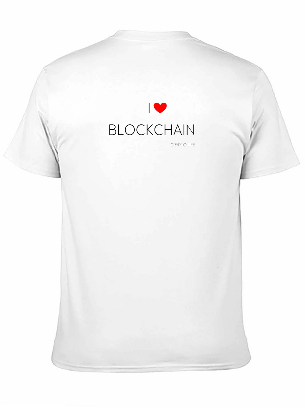 I Heart Blockchain T-Shirt - Crypto Enthusiast Tee