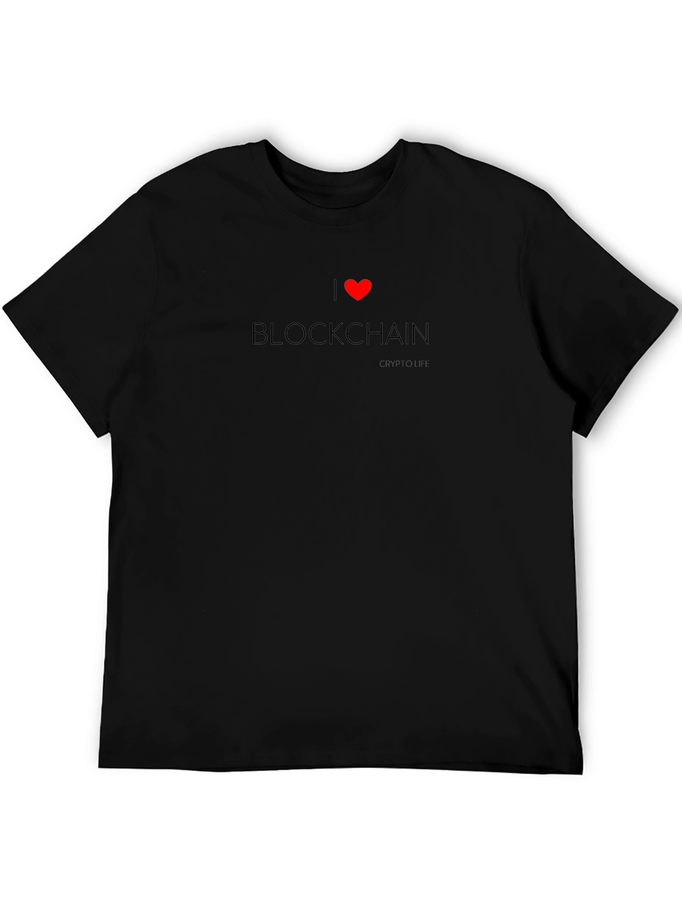 I Heart Blockchain T-Shirt - Crypto Enthusiast Tee
