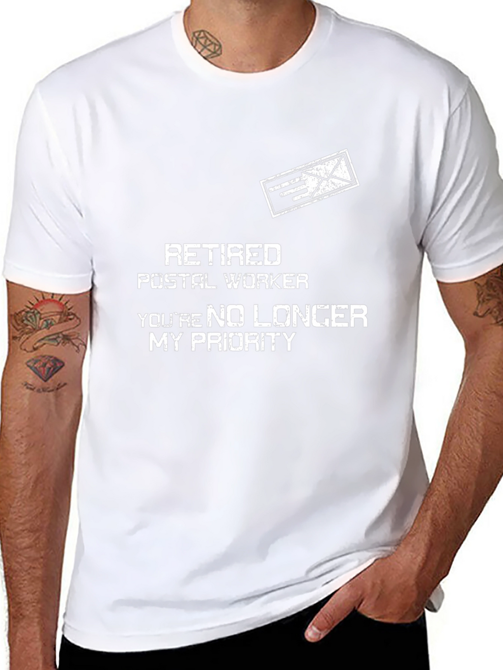Retired Postal Worker Graphic T-Shirt