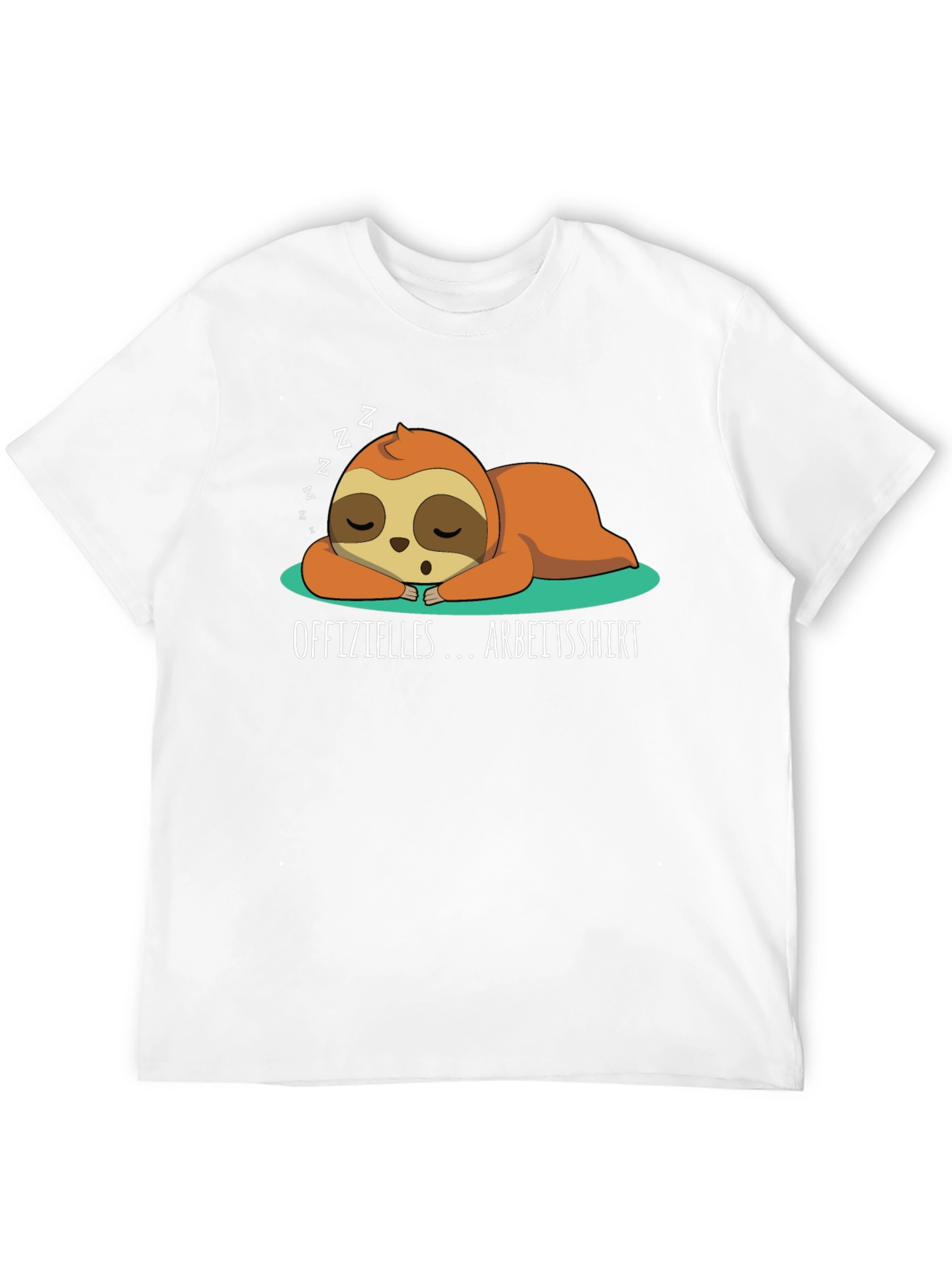 Lazy Sloth Arbeitsshirt T-Shirt