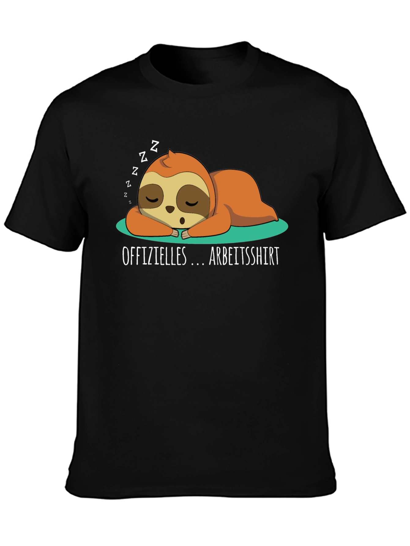 Lazy Sloth Arbeitsshirt T-Shirt