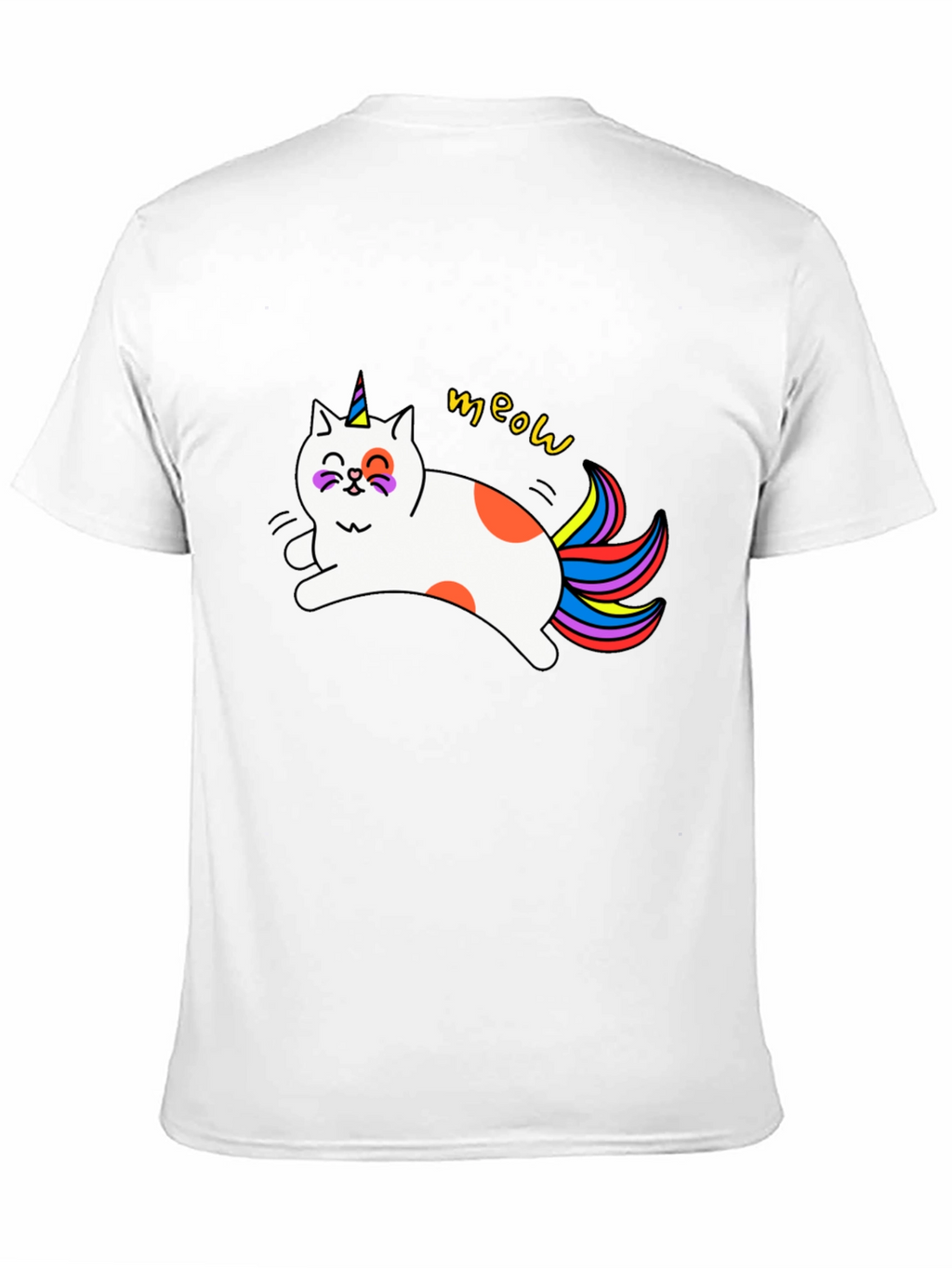 Unicat Meow T-Shirt - Novelty Graphic Tee