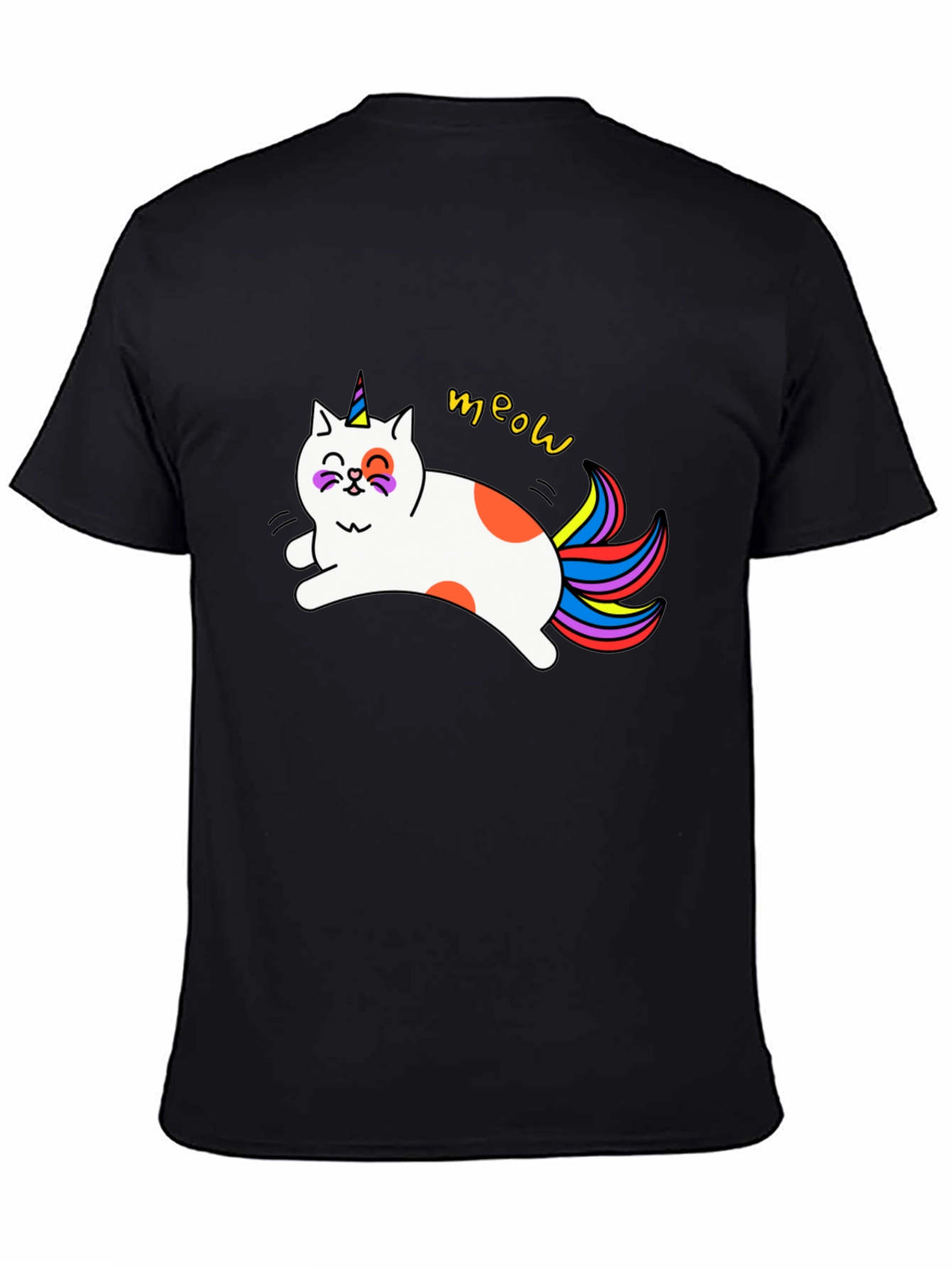 Unicat Meow T-Shirt - Novelty Graphic Tee