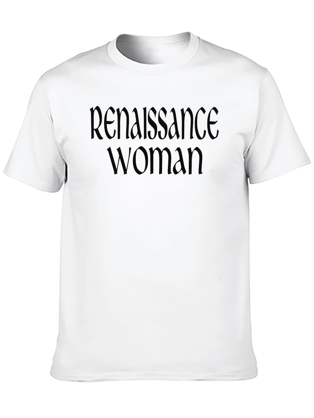 Renaissance Woman Black Graphic Tee