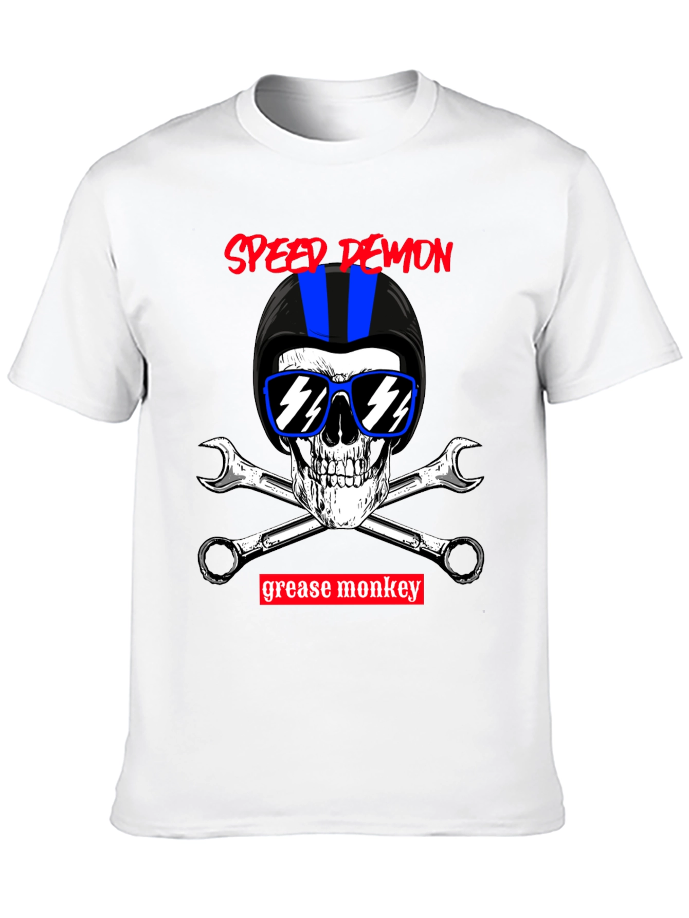Speed Demon Grease Monkey Biker T-Shirt