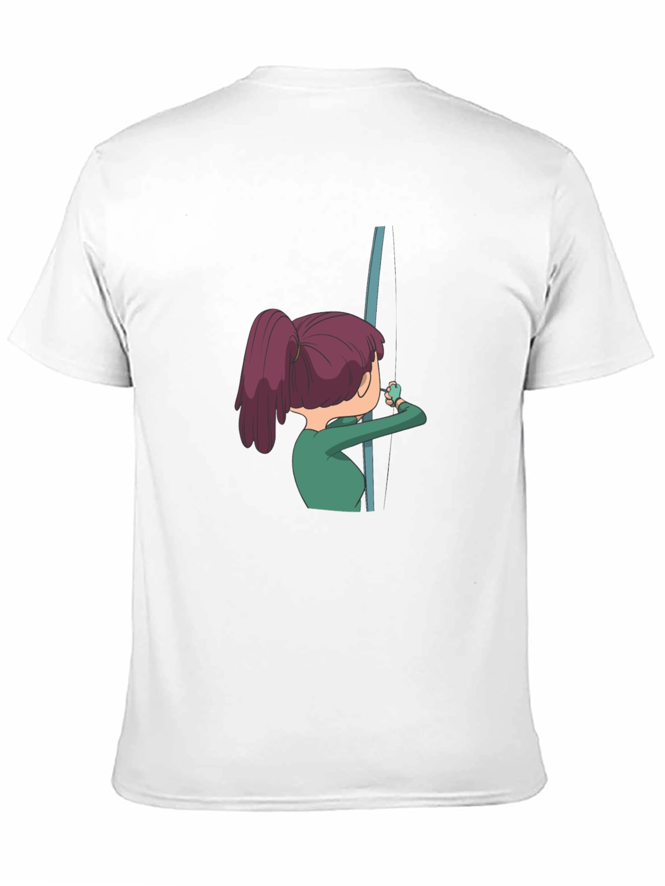 Cartoon Angler T-Shirt - Black