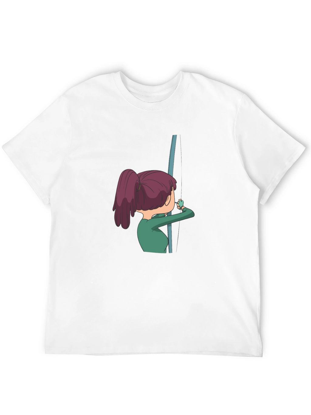 Cartoon Angler T-Shirt - Black
