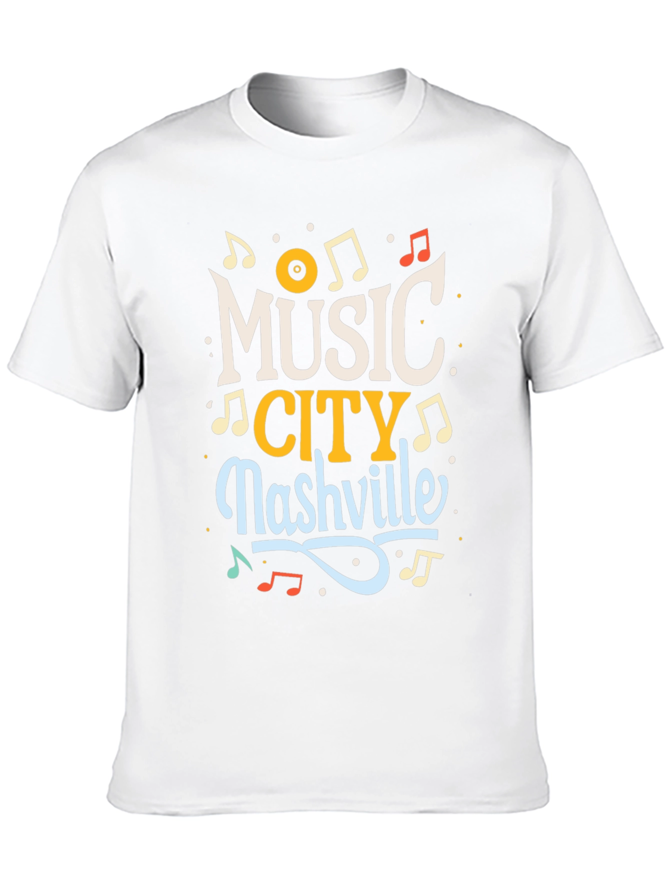 Music City Nashville Black T-Shirt
