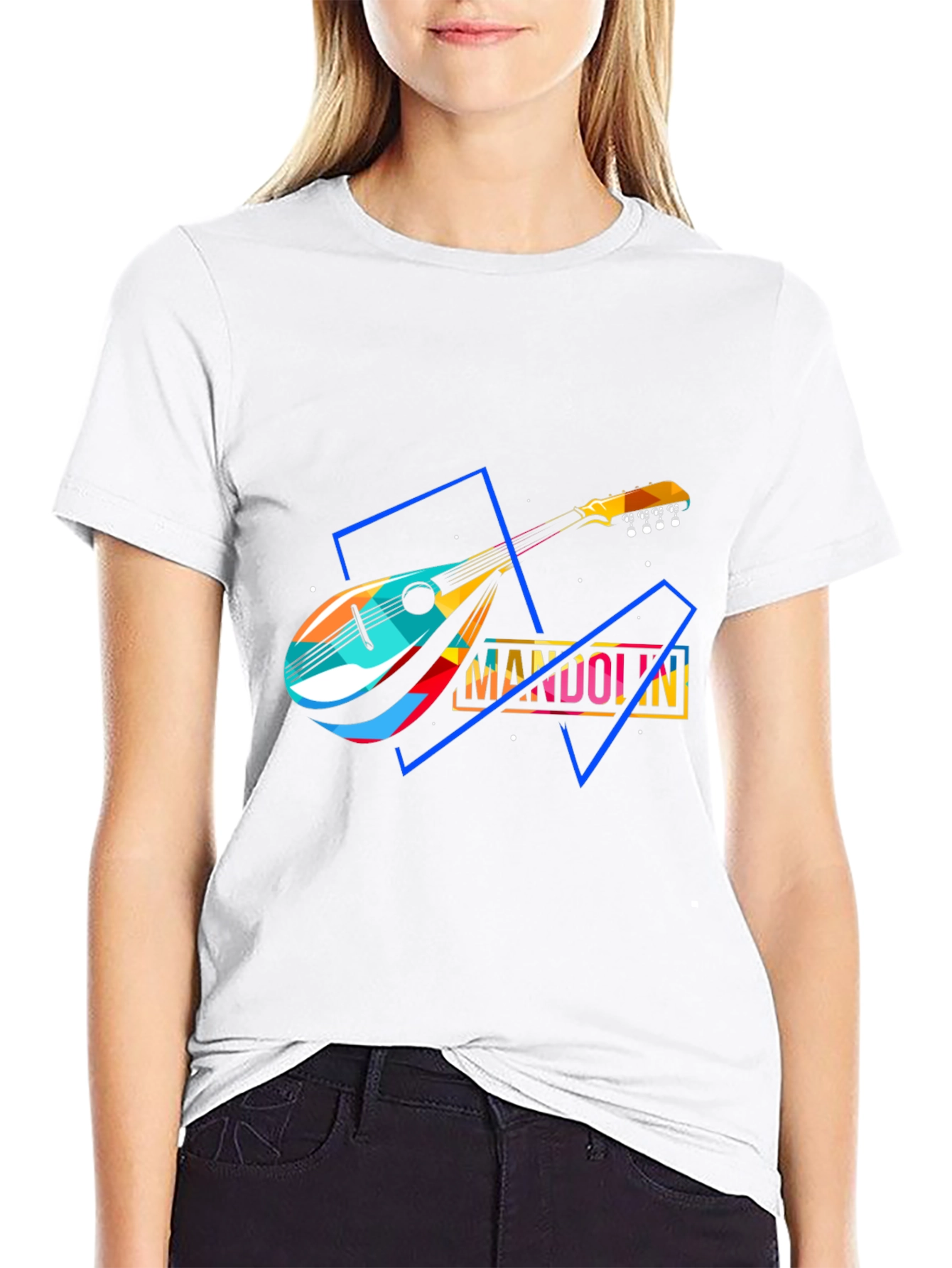 Mandolin Graphic T-Shirt - Music Lover Tee