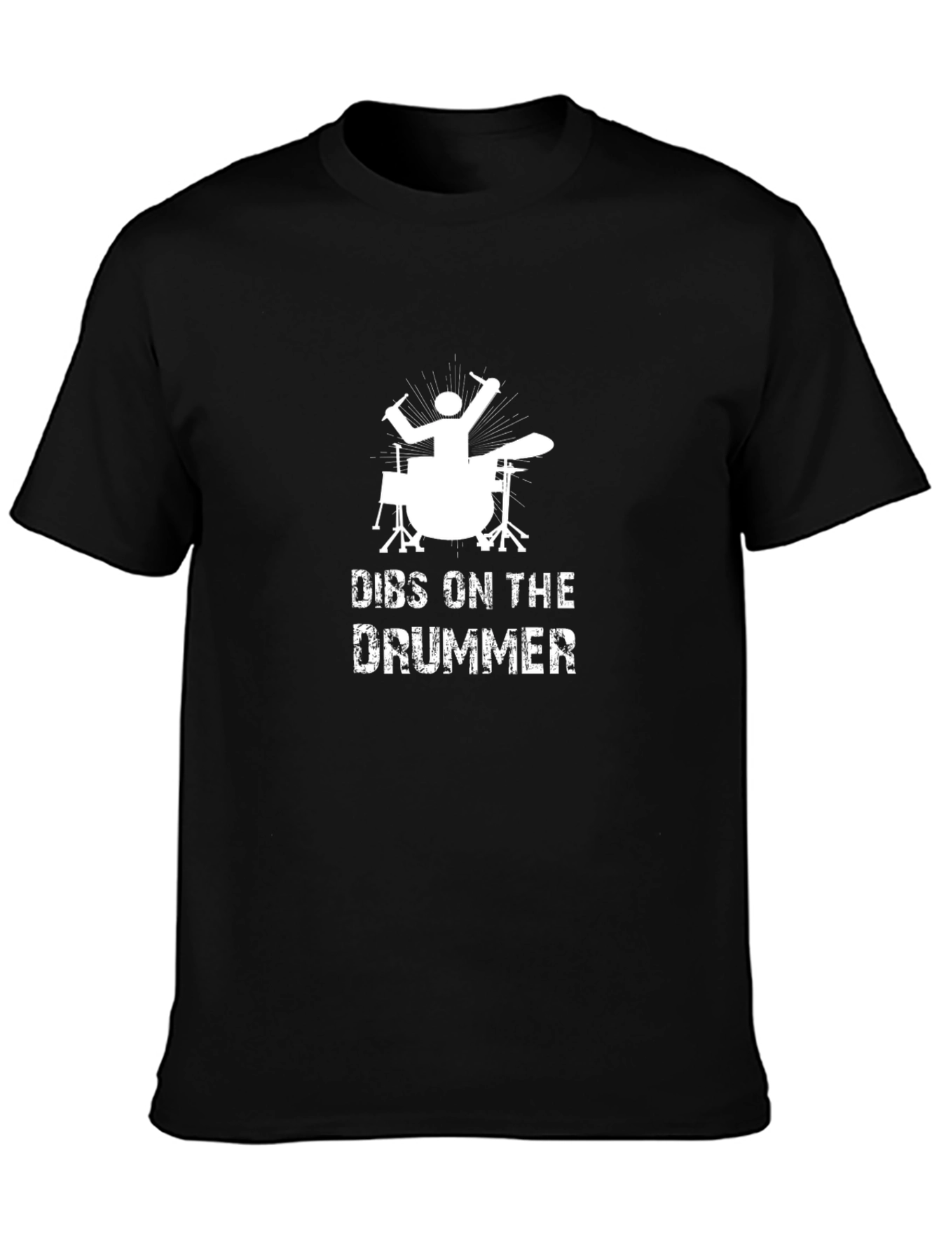Dibs on the Drummer Graphic Tee - Music Lover T-Shirt