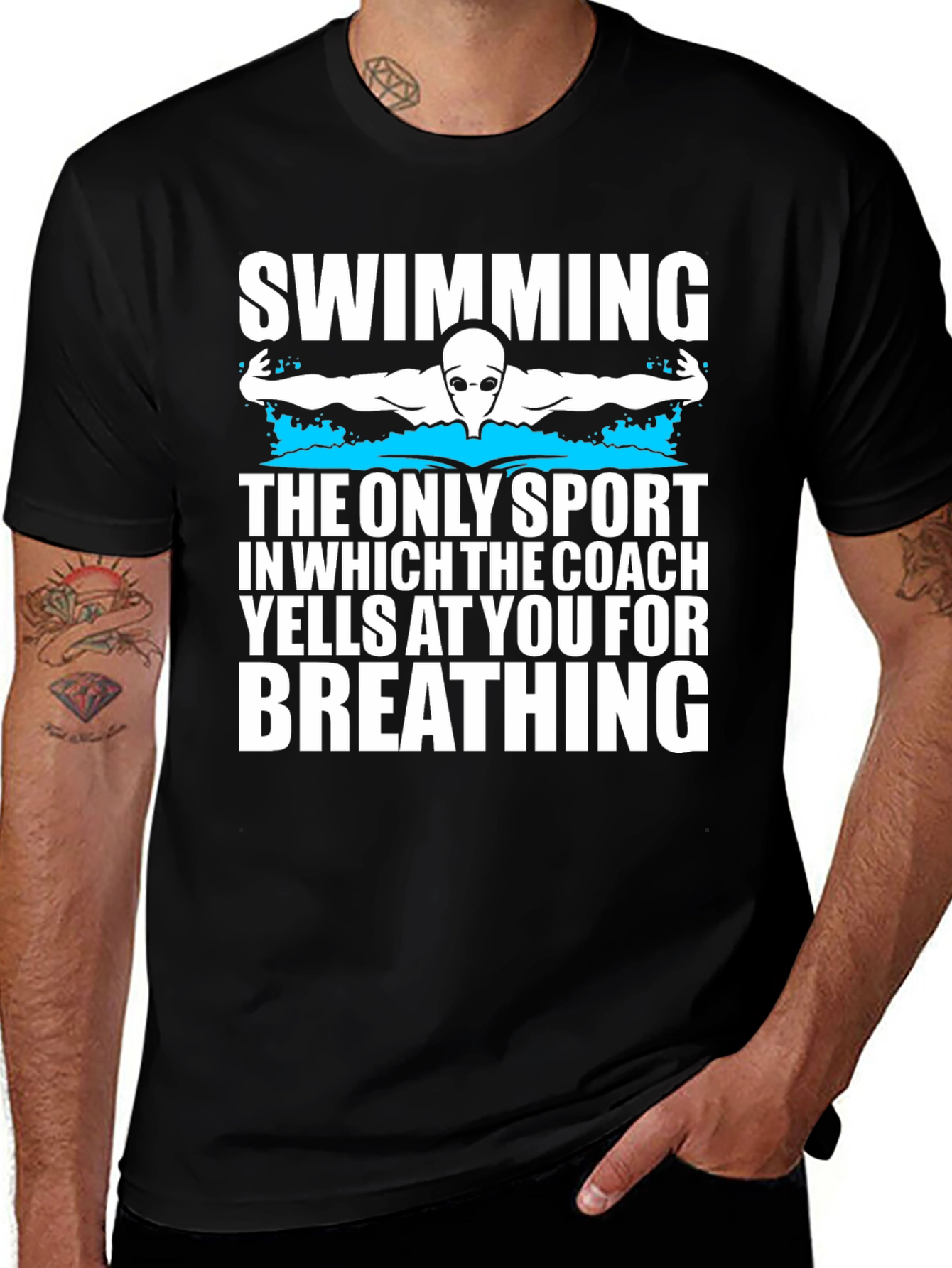 Swimming Coach Yells T-Shirt