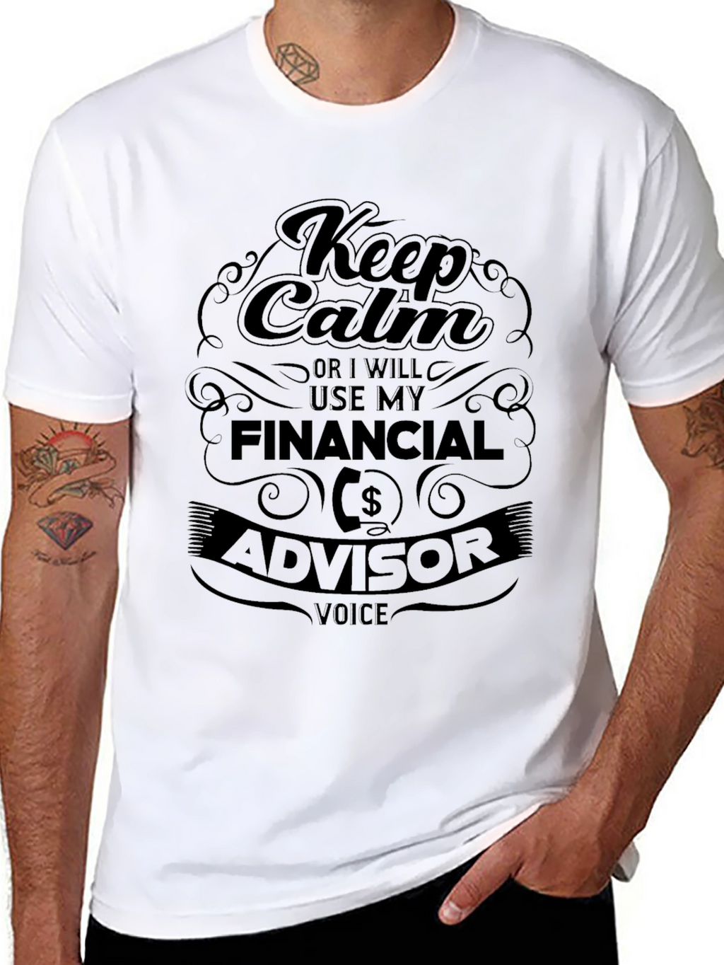 Keep Calm Financial Advisor T-Shirt