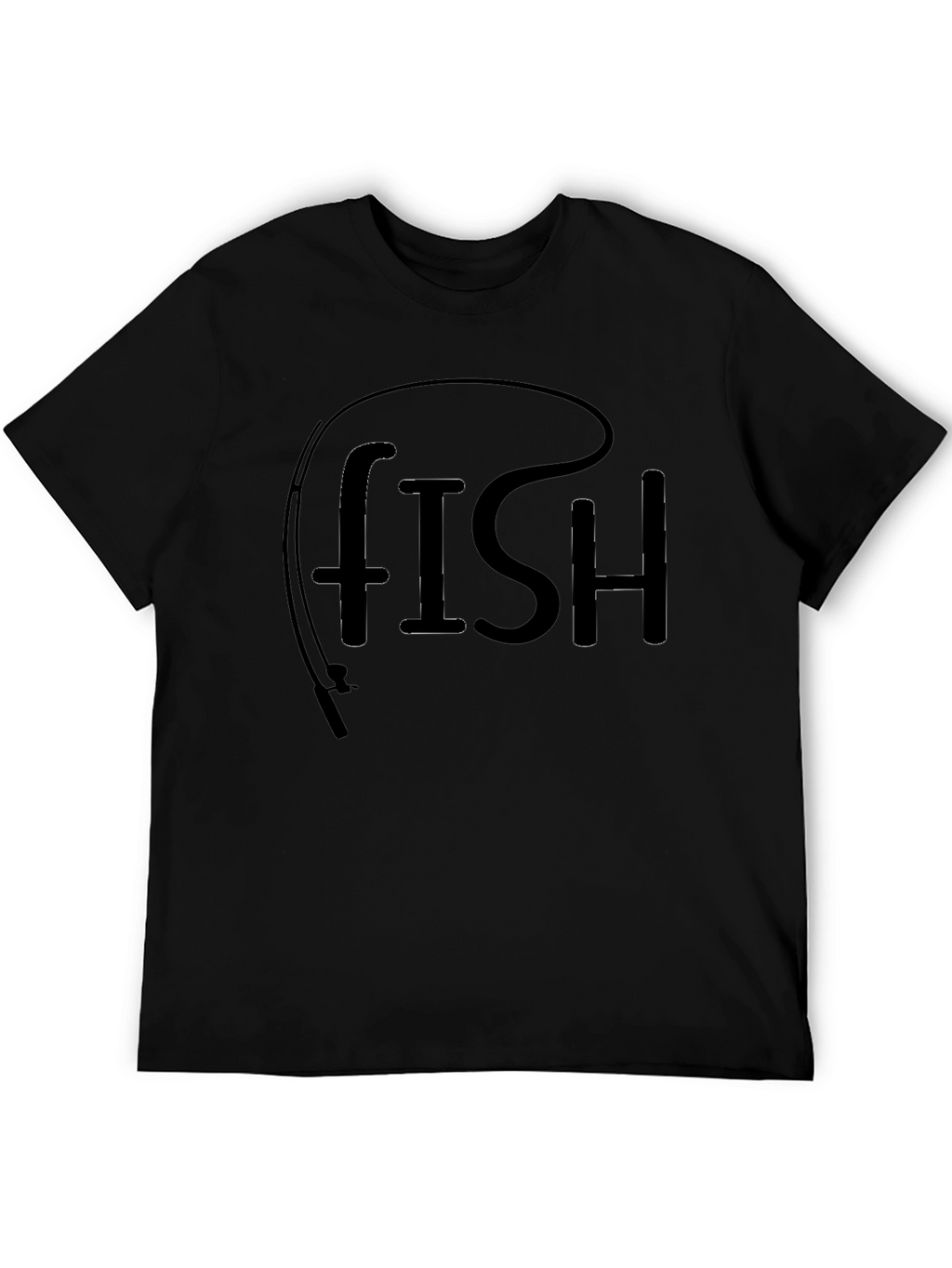 Fishing Rod Fish T-Shirt - Anglers Delight