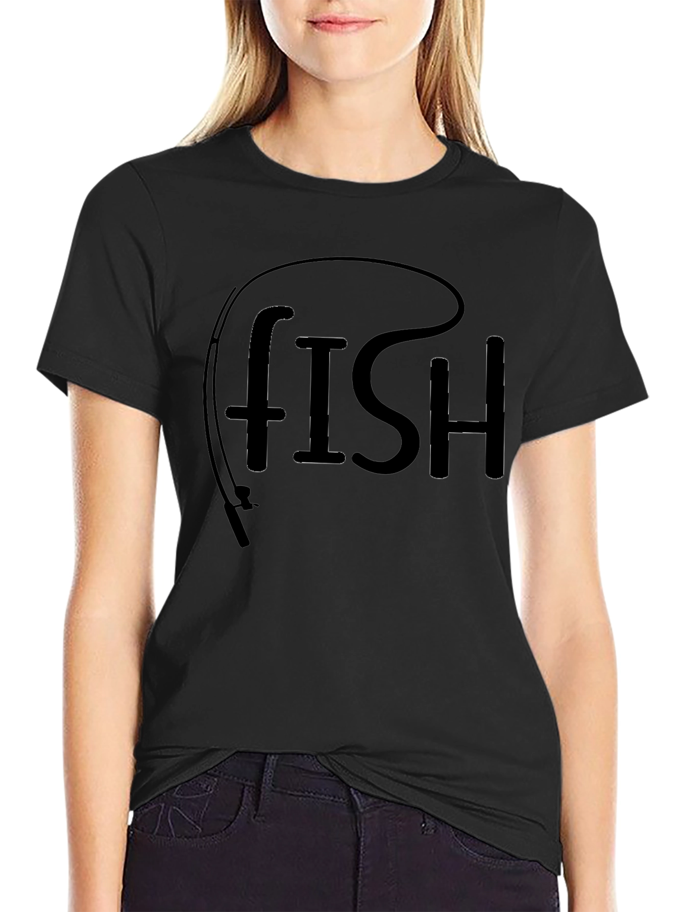 Fishing Rod Fish T-Shirt - Anglers Delight