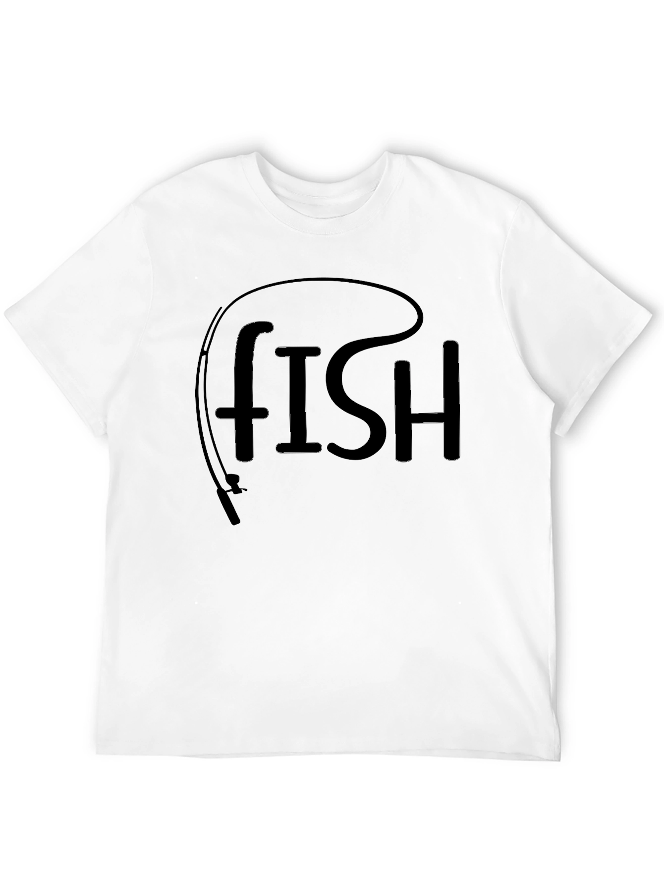 Fishing Rod Fish T-Shirt - Anglers Delight