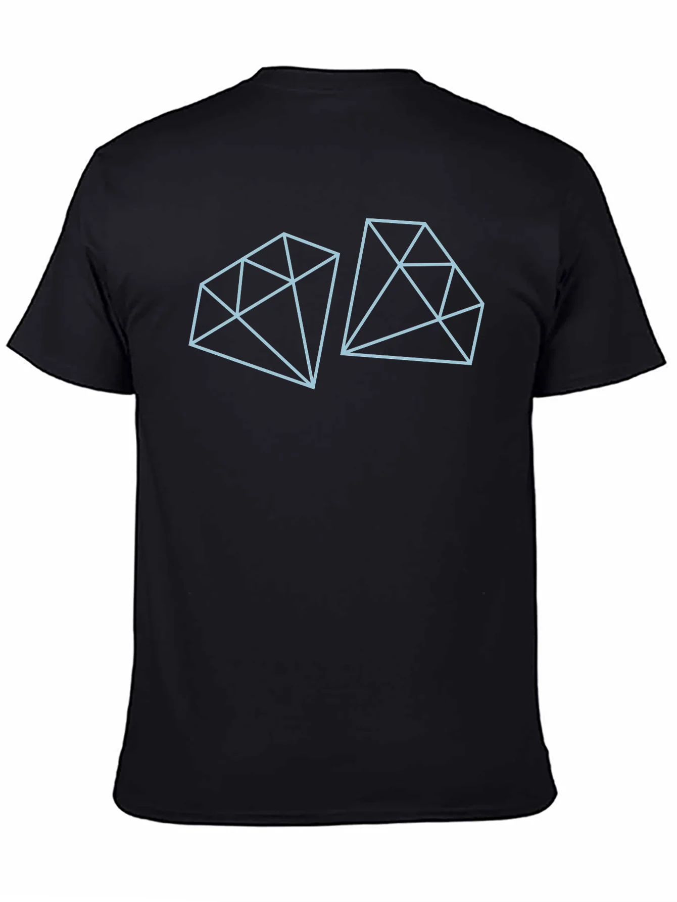 Geometric Diamond Tee - Modern Minimalist Graphic Shirt