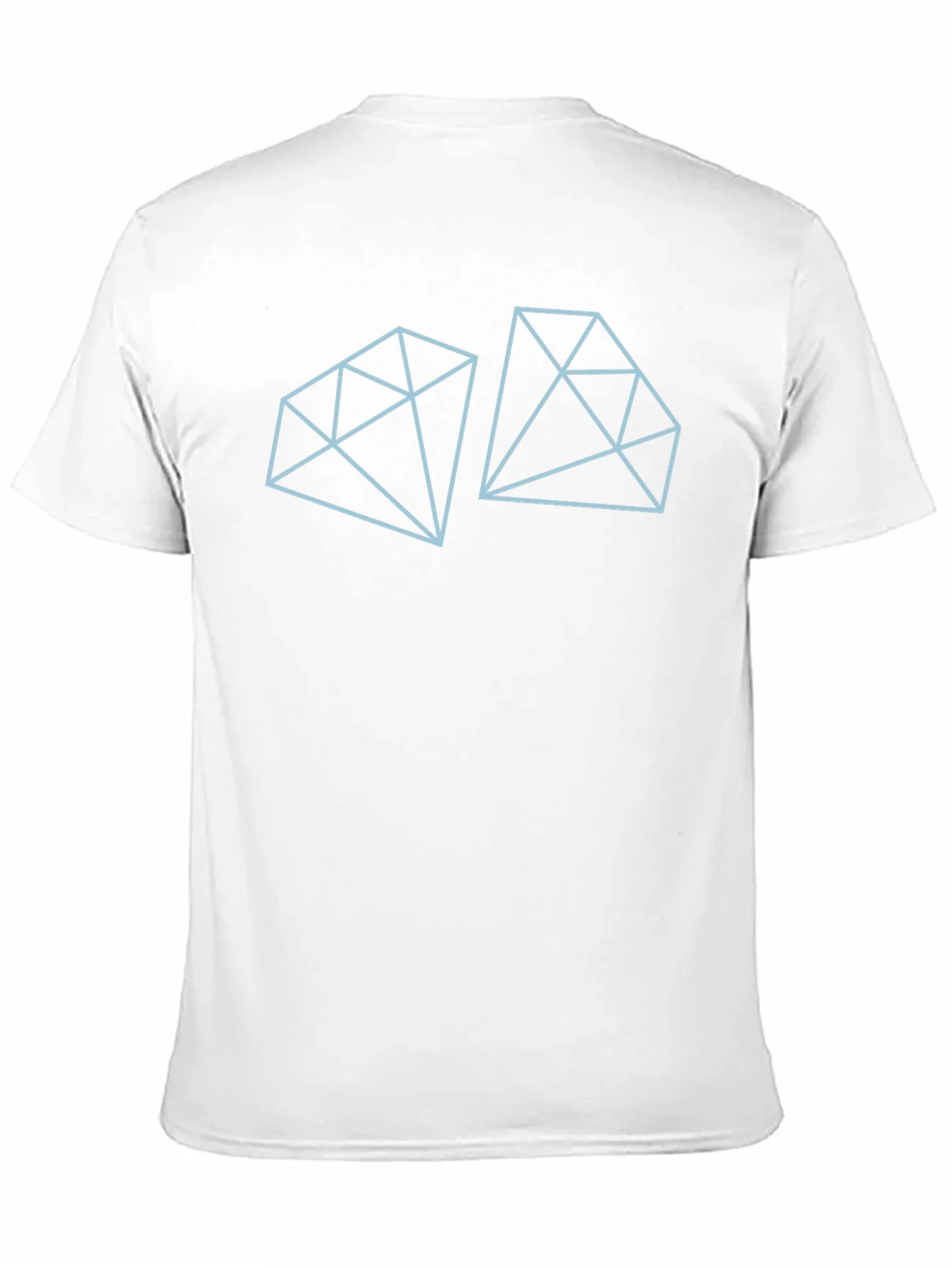 Geometric Diamond Tee - Modern Minimalist Graphic Shirt