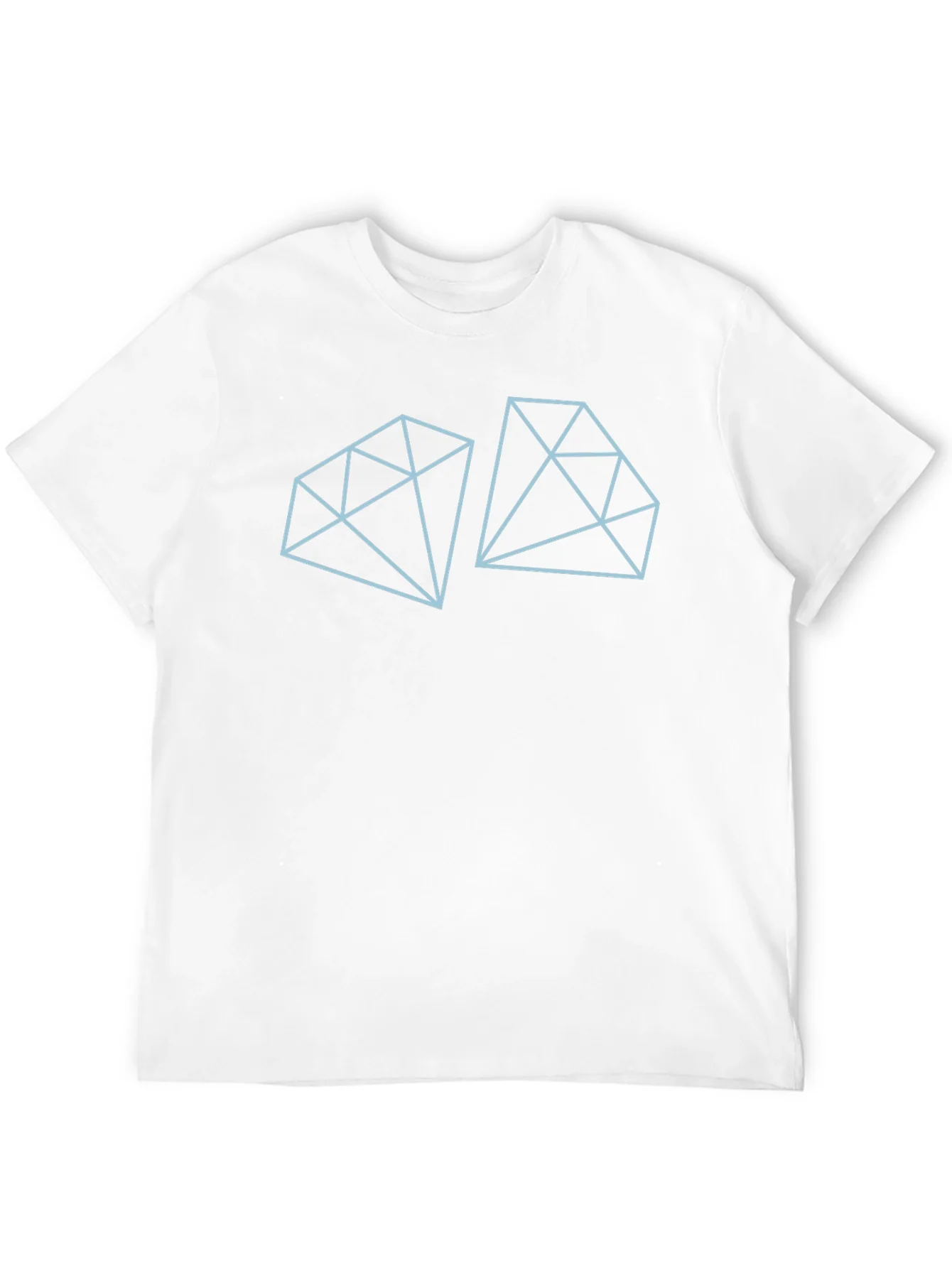 Geometric Diamond Tee - Modern Minimalist Graphic Shirt
