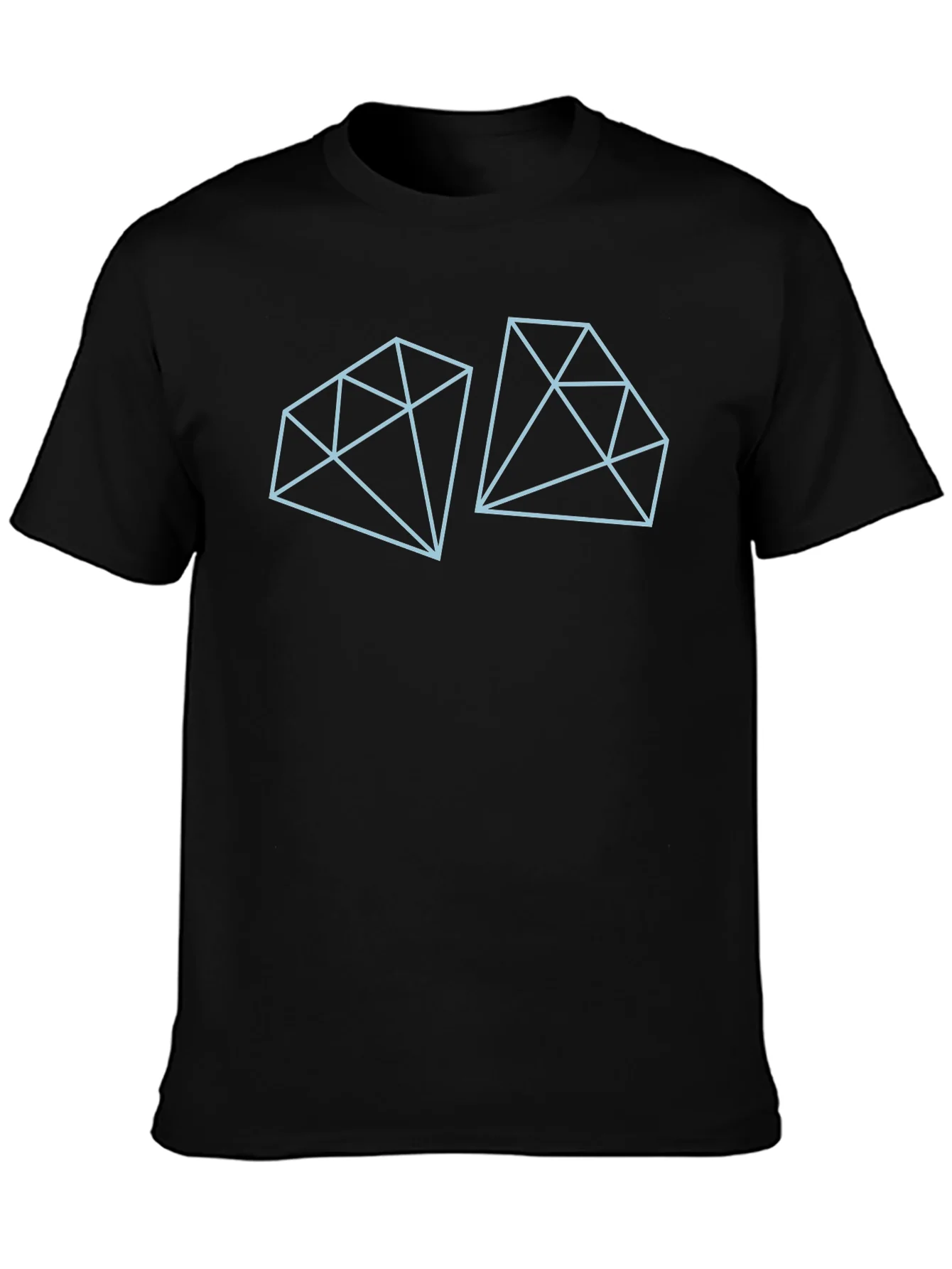 Geometric Diamond Tee - Modern Minimalist Graphic Shirt