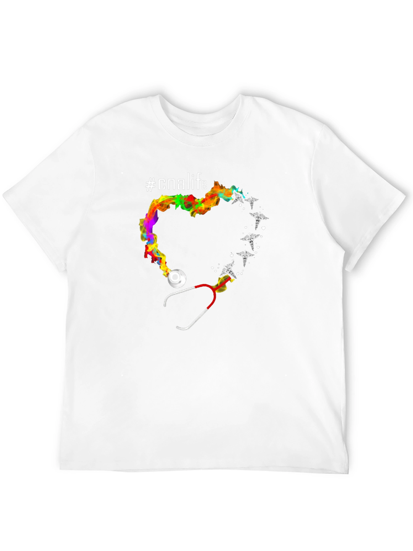 CNA Life Stethoscope Heart T-Shirt