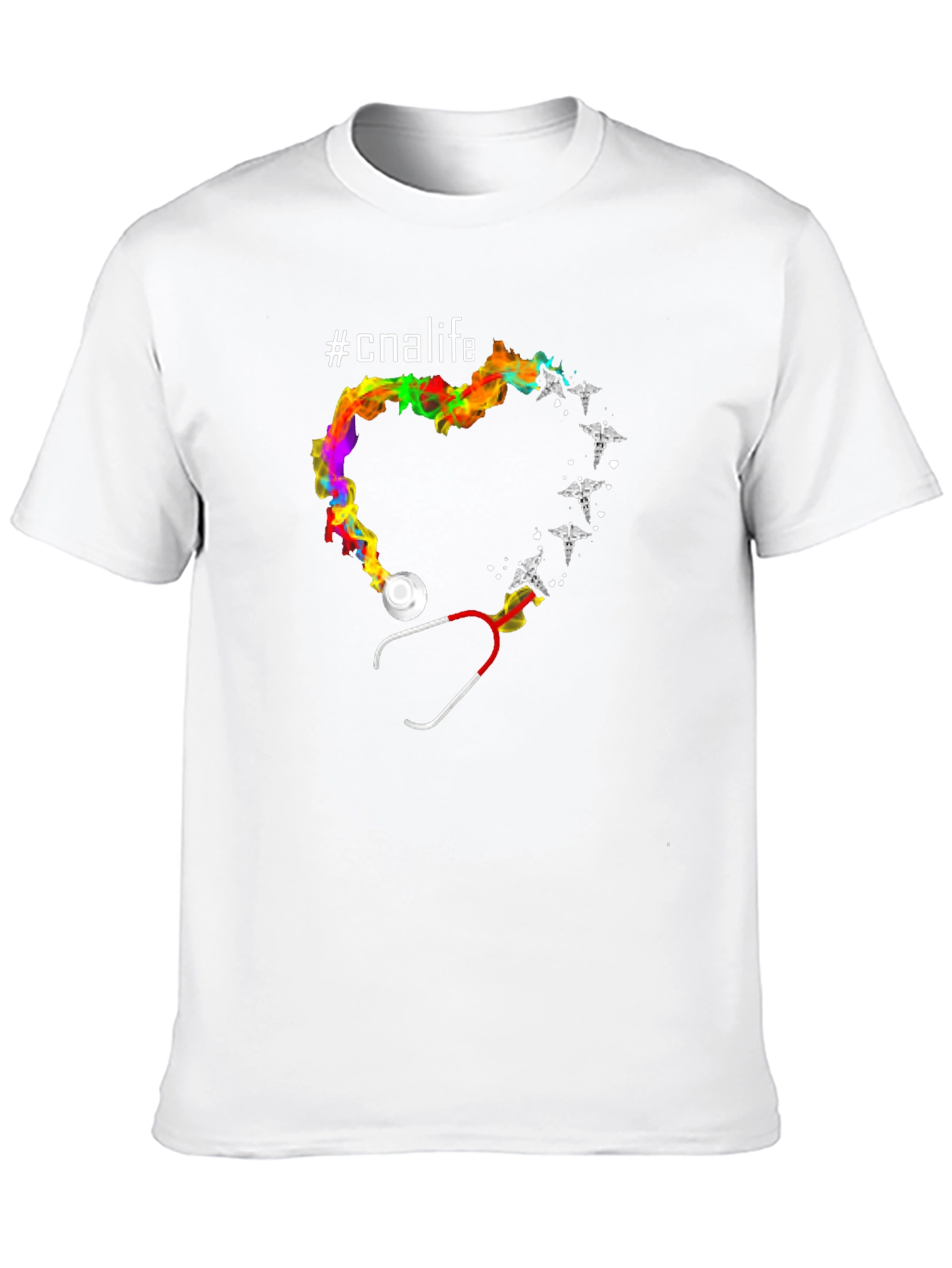 CNA Life Stethoscope Heart T-Shirt