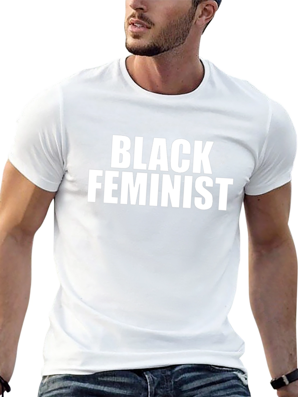 Black Feminist Graphic Tee - Statement Shirt