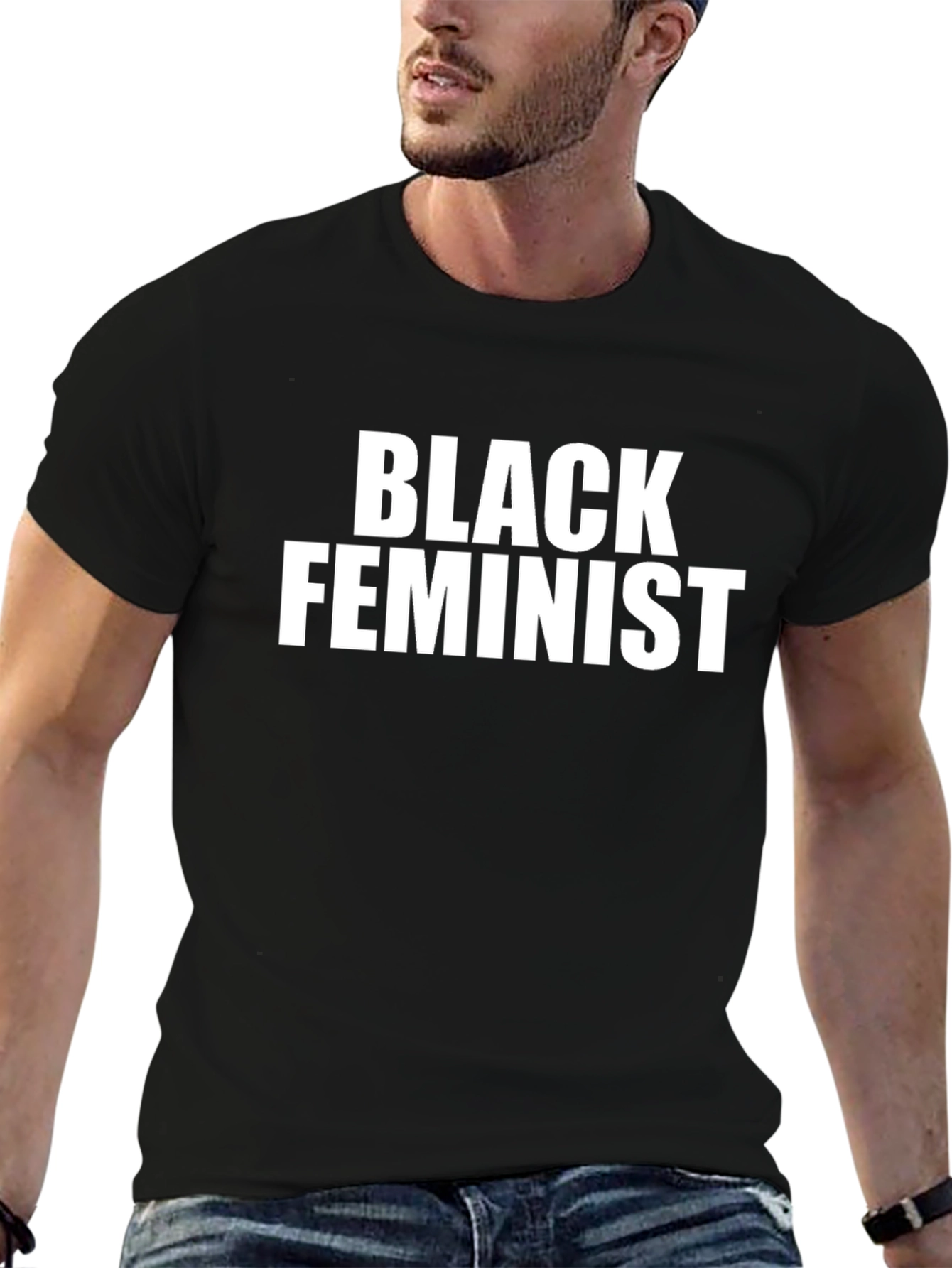 Black Feminist Graphic Tee - Statement Shirt