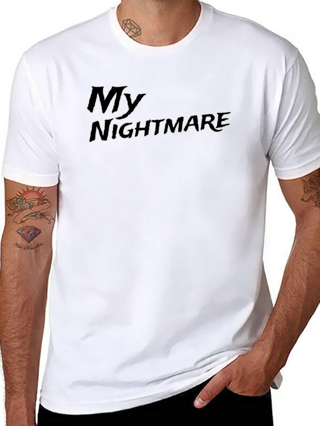 My Nightmare Black Graphic Tee - Stylish and Edgy