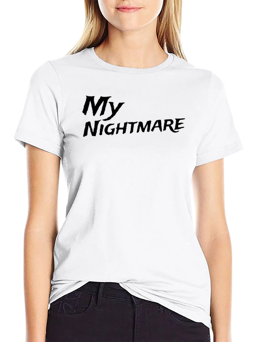 My Nightmare Black Graphic Tee - Stylish and Edgy