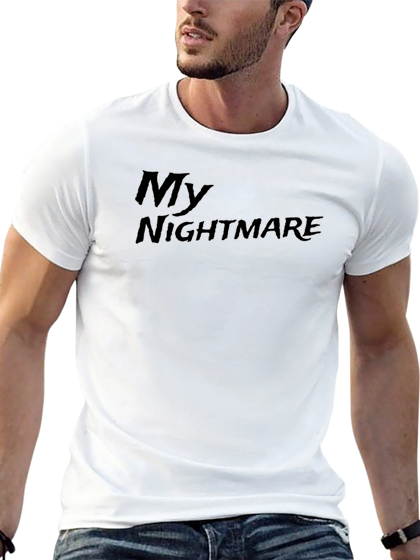 My Nightmare Black Graphic Tee - Stylish and Edgy