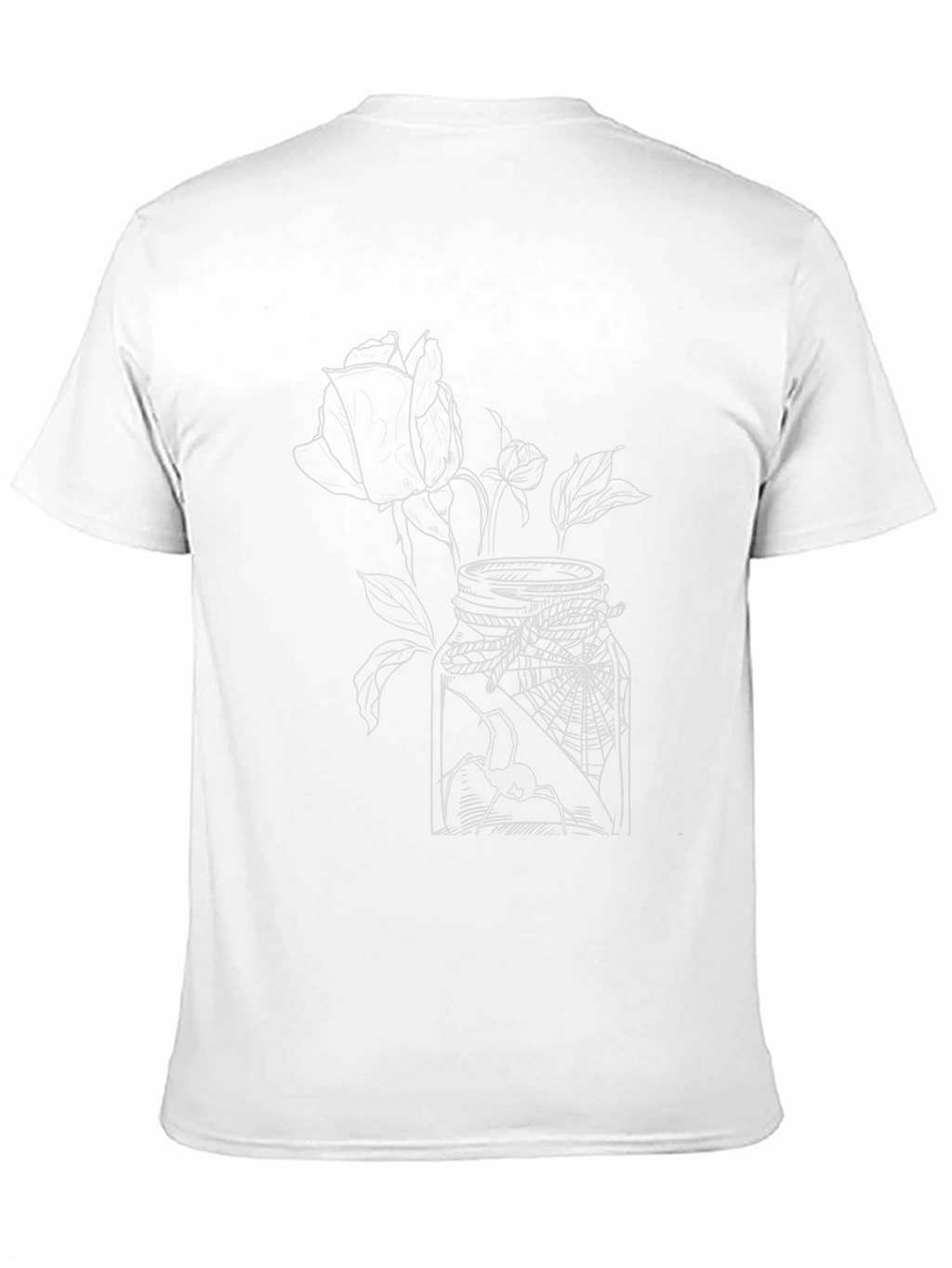 Spider & Rose Graphic Tee - Black