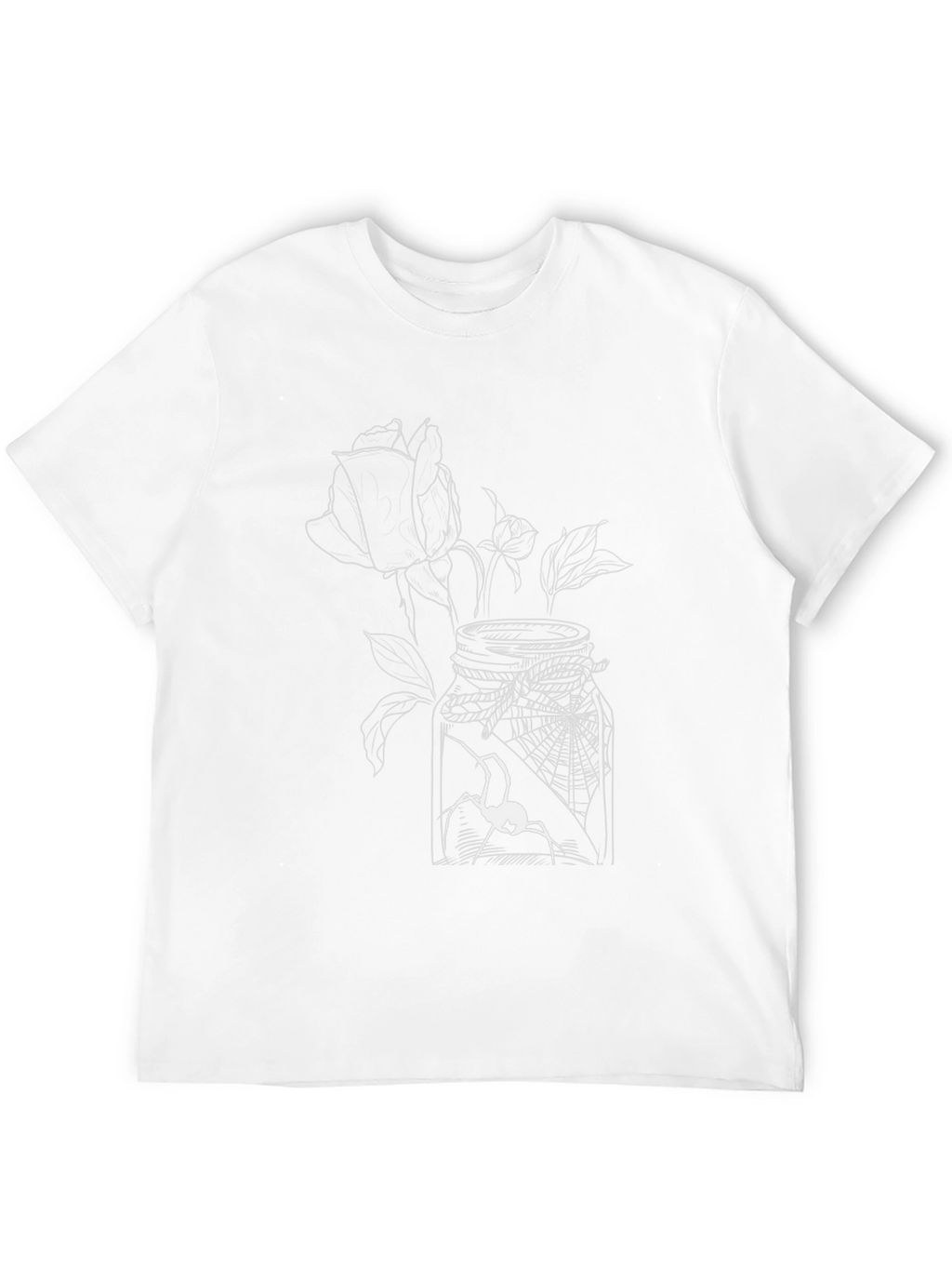 Spider & Rose Graphic Tee - Black