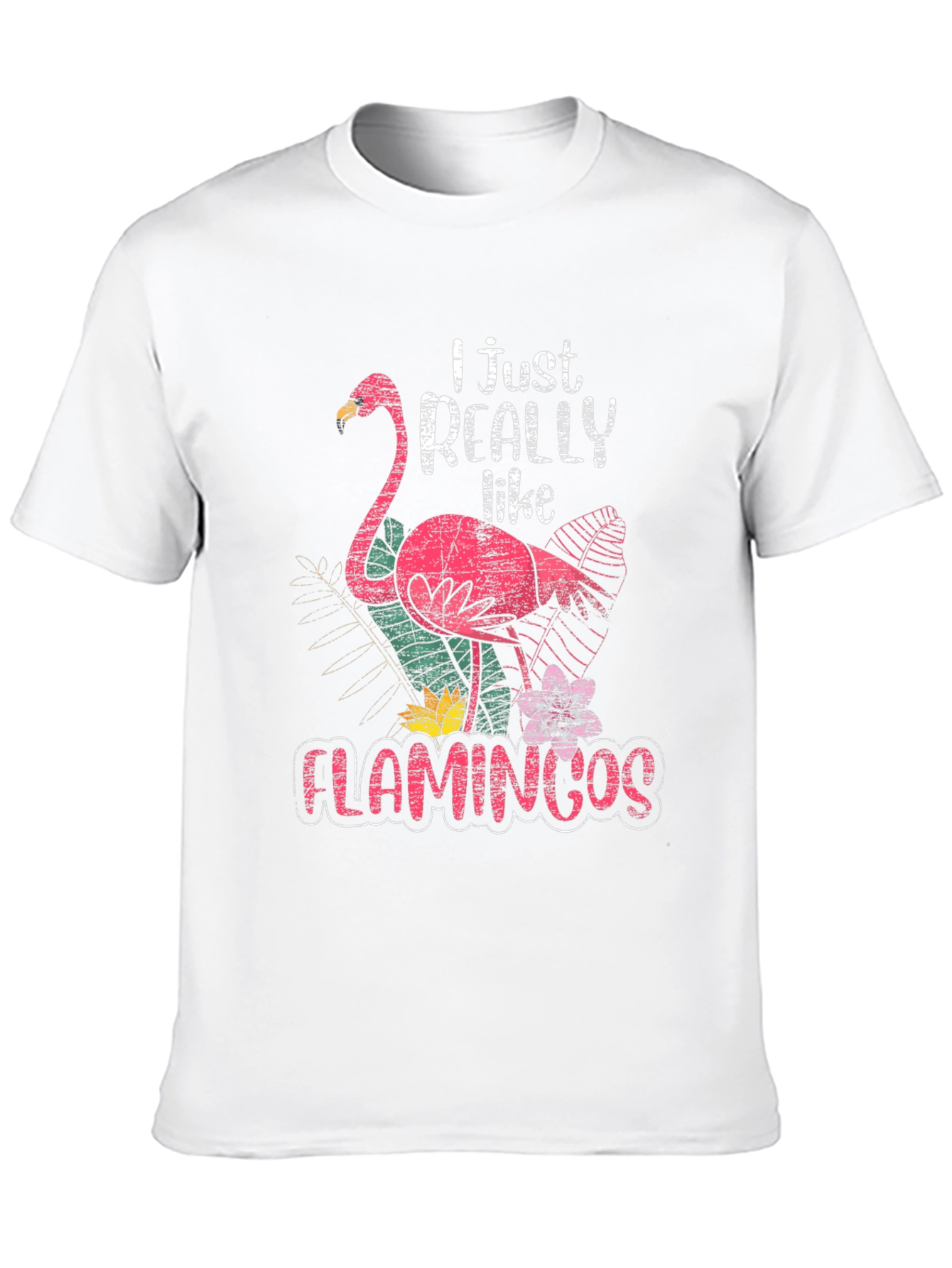 I Just Really Like Flamingos Graphic Tee