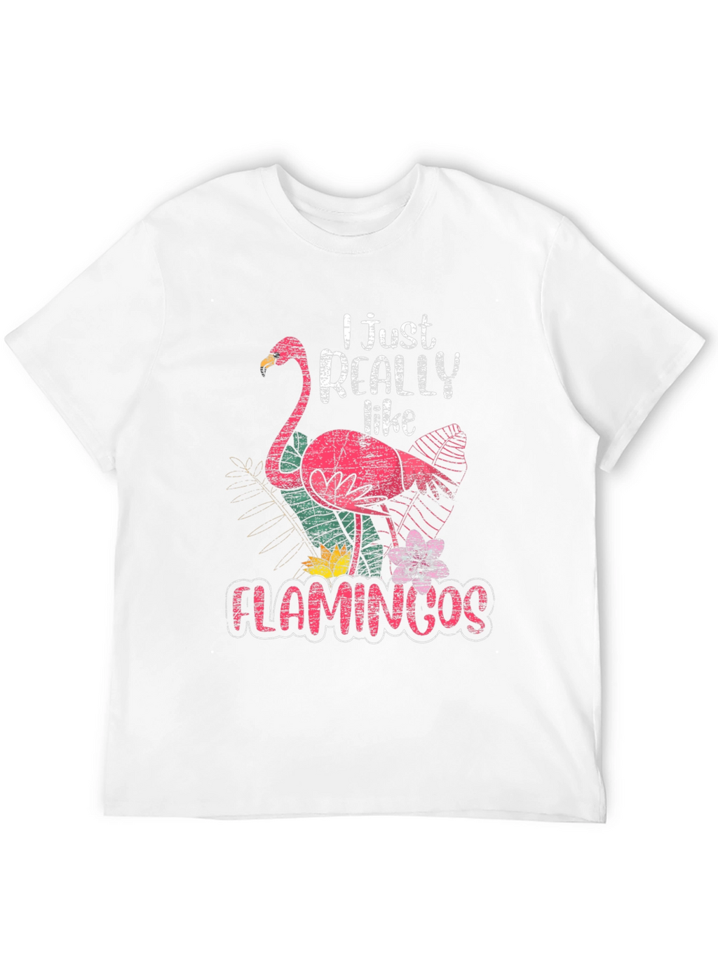 I Just Really Like Flamingos Graphic Tee