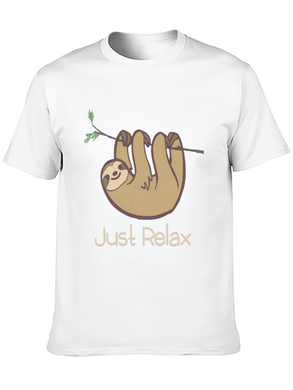Just Relax Sloth Graphic Tee - Casual Comfort