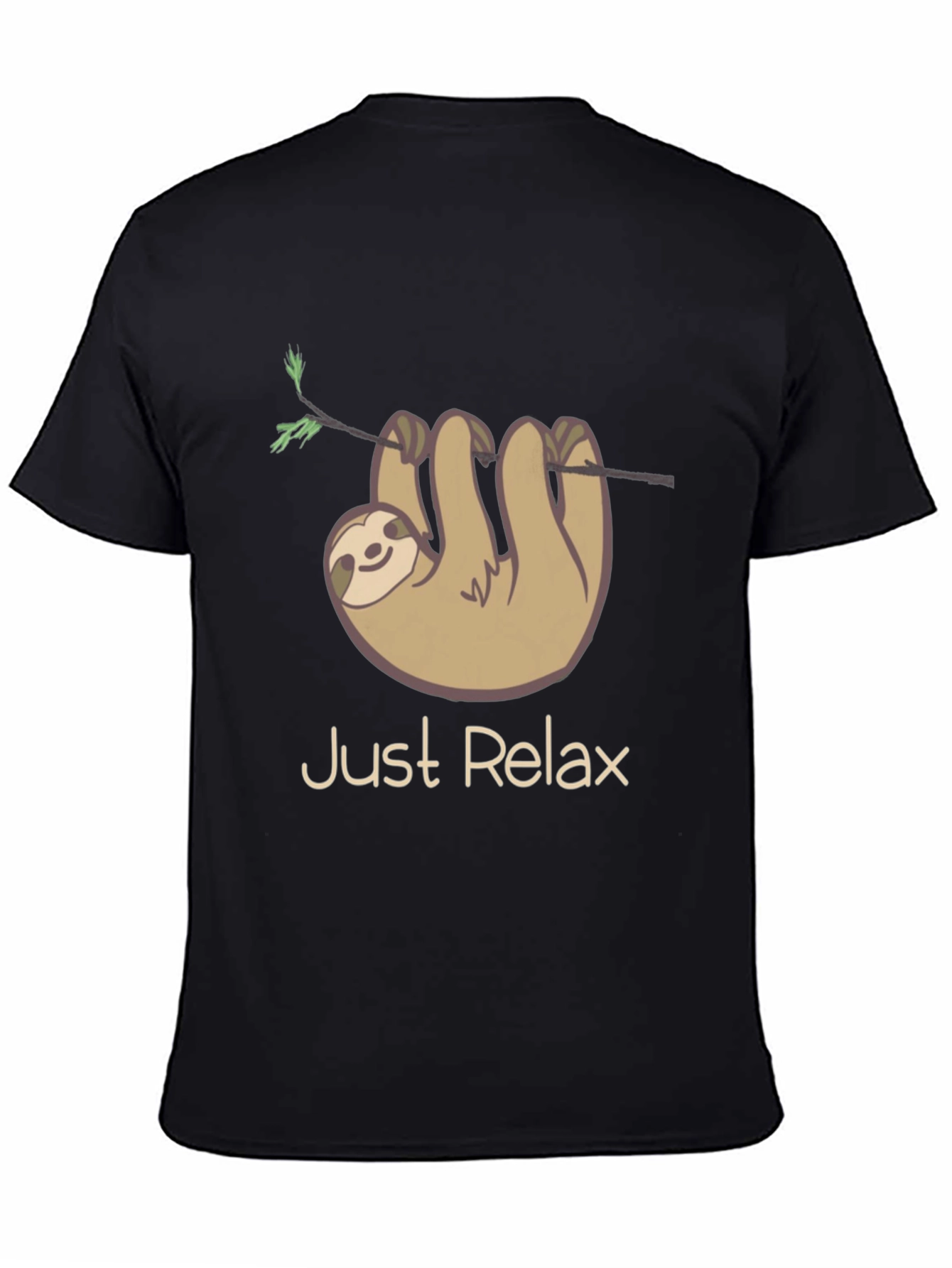 Just Relax Sloth Graphic Tee - Casual Comfort