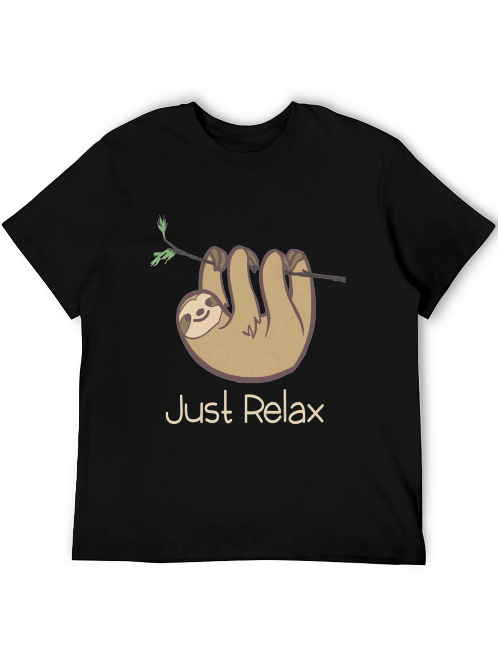Just Relax Sloth Graphic Tee - Casual Comfort