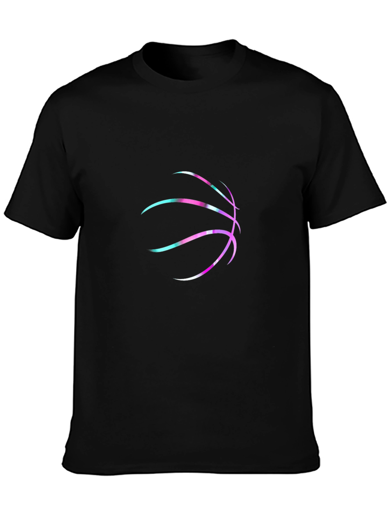 Neon Basketball Graphic Tee - Unisex