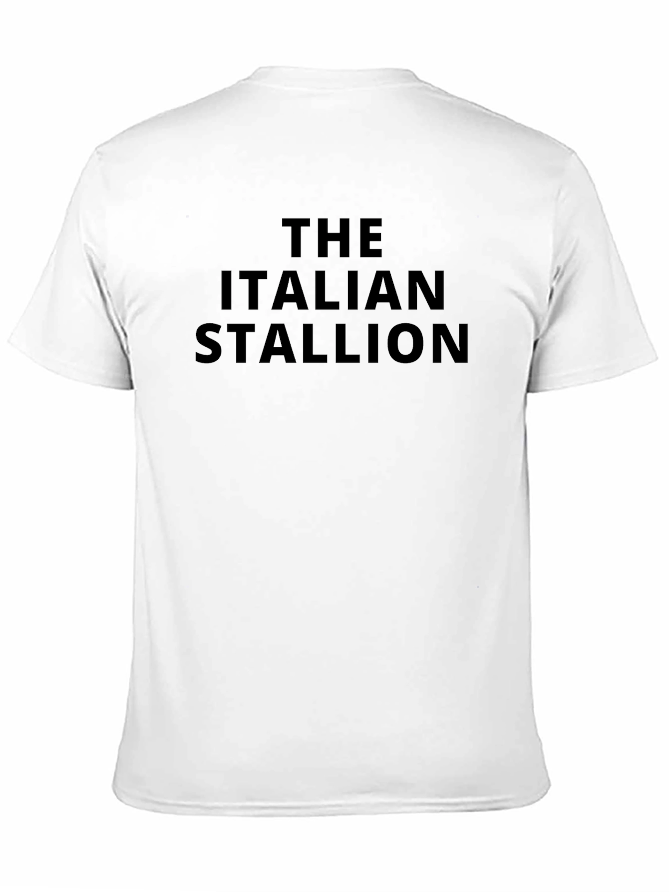 The Italian Stallion Black Crewneck T-Shirt