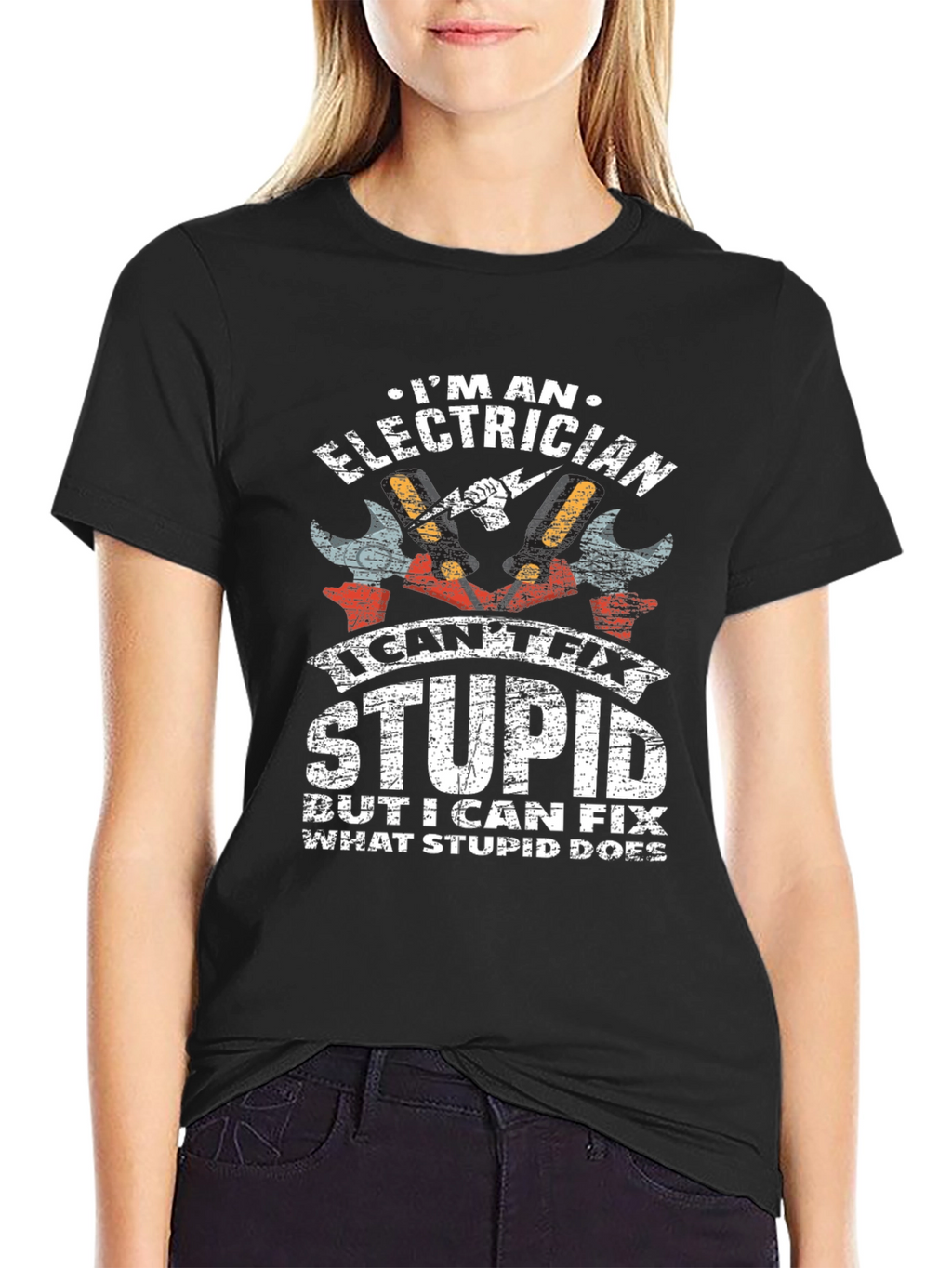 Electrician Fixes Stupid T-Shirt