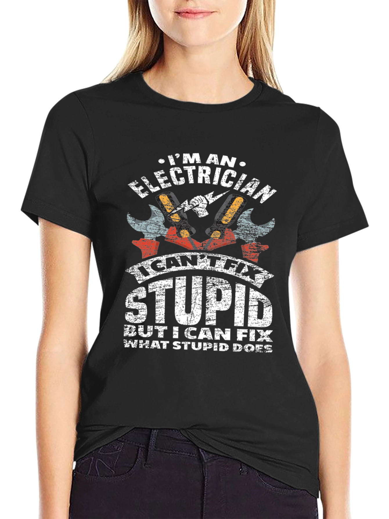 Electrician Fixes Stupid T-Shirt