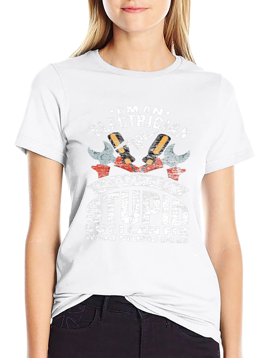 Electrician Fixes Stupid T-Shirt