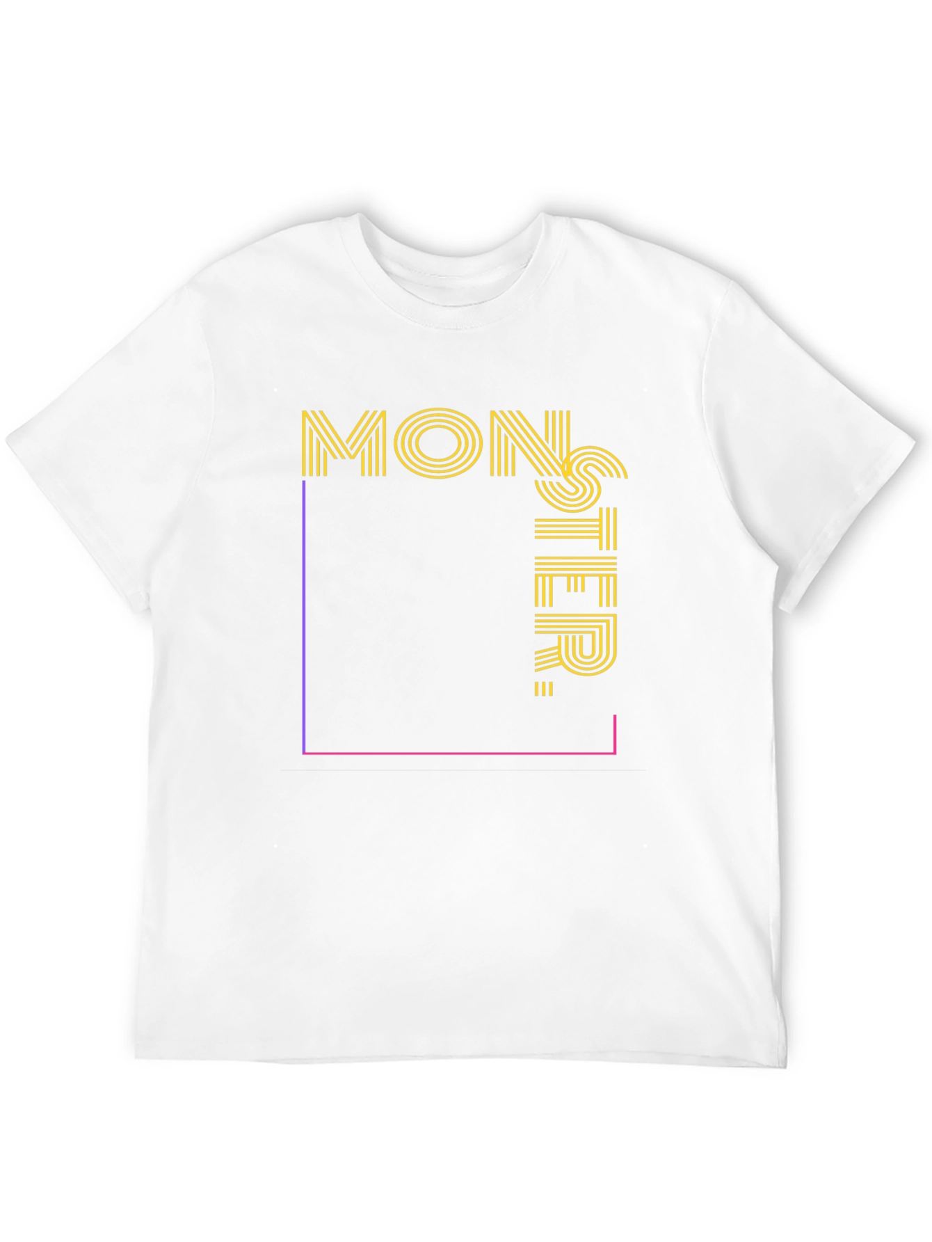 Monster Graphic Tee - Stylish Cotton Blend T-Shirt
